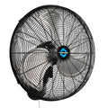Tornado 16 Inch Professional High-Velocity Oscillating Wall-Mounted Fan – Ideal for Industrial, Commercial, and Residential Spaces – 3-Speed Settings, 2850 CFM, UL Safety Certified