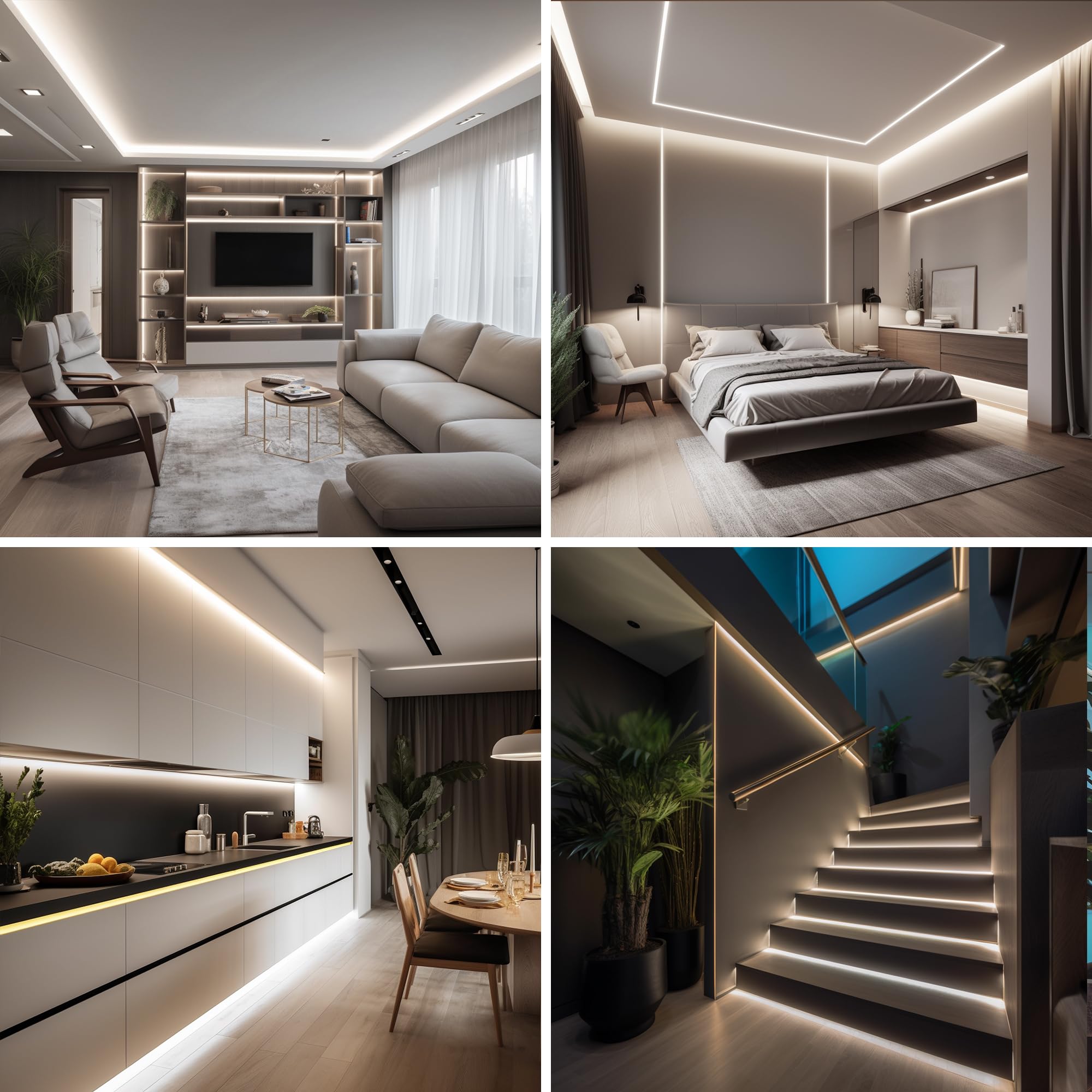 Pandery COB LED Strip,LED Strip Lights 3M/9.84ft,Touch Dimmable LED Strips,CRI90+,2700K Warm White cob led,960LEDs,24V LED Tape Lights,Indoor for Bedroom, Kitchen, TV, Mirror,Cabinet