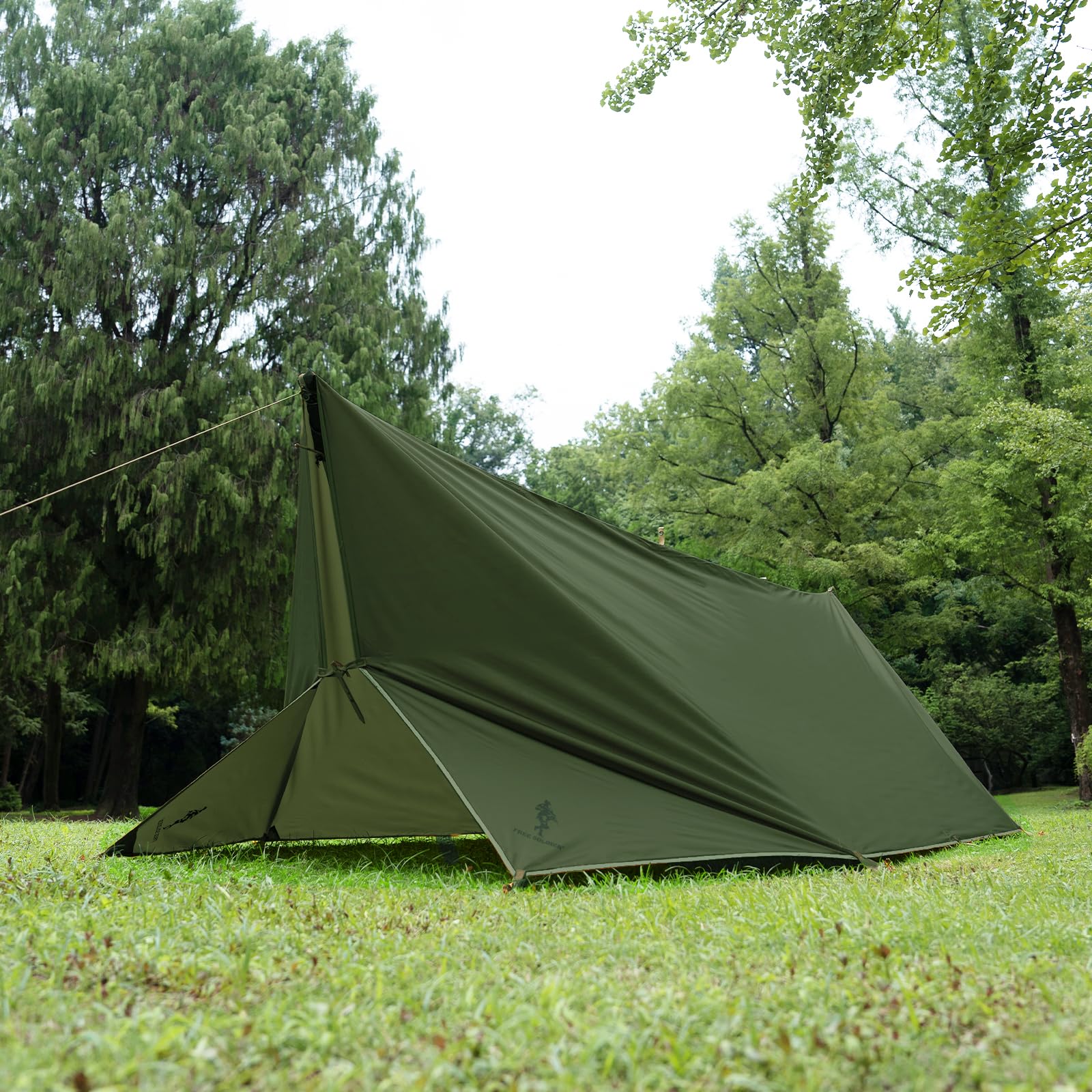 Free Soldier Waterproof Portable Tarp Multifunctional Outdoor Camping Traveling Awning Backpacking Tarp shelter Rain Tarp