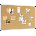 XBoard 24 x 18 Inch Wall-Mounted Office Cork Board, Notice Bulletin Board with Aluminum Frame