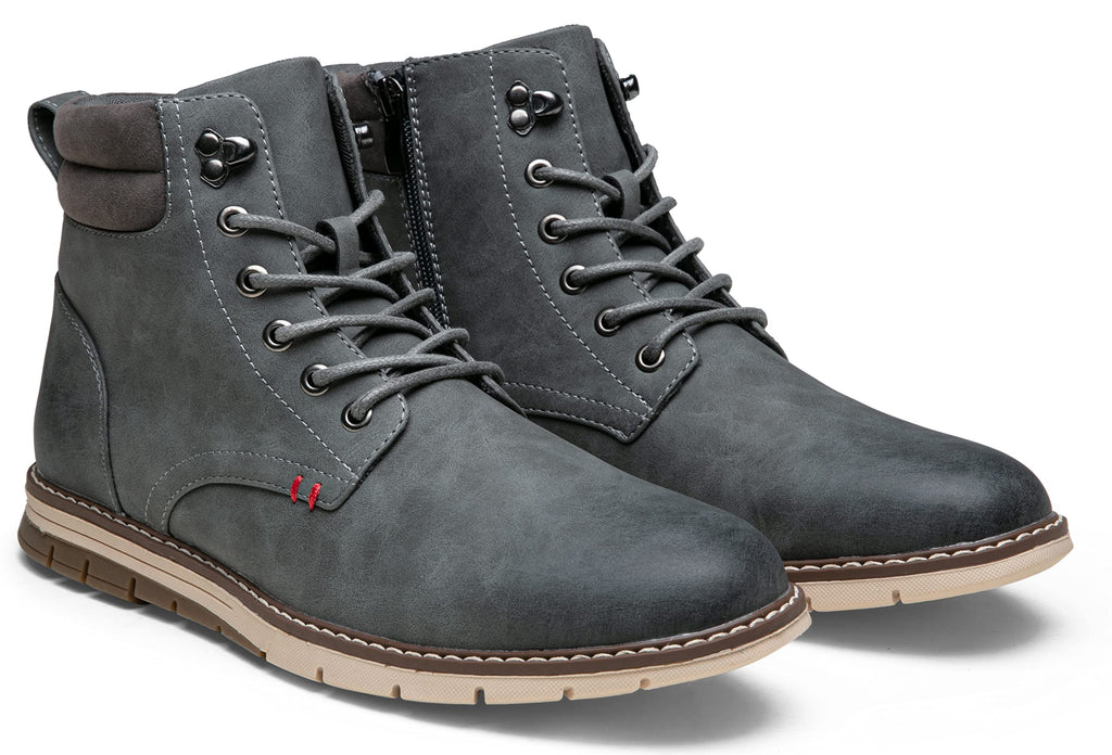 Vostey Boots for Men Casual Dress Shoes Fashion Waterproof Men's Motorcycle Boots
