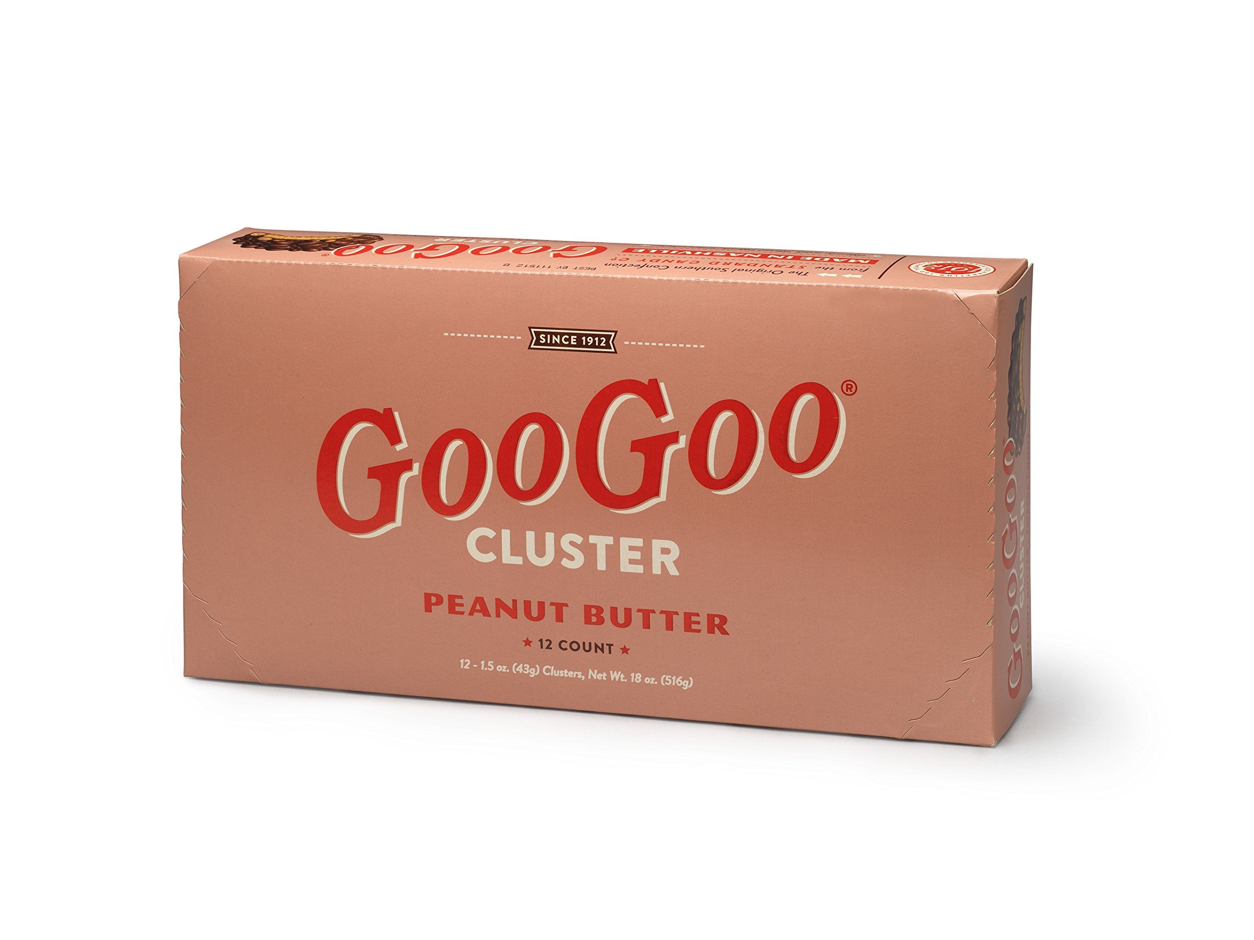 Goo Goo Cluster Variety Pack - 2 of each Flavor Large Bars - Original, Supreme, Peanut Butter