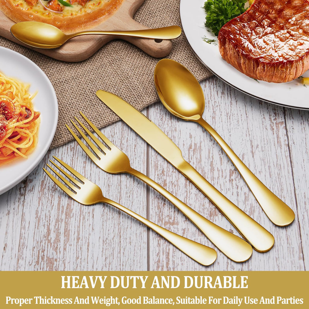 8 Pieces Dinner Forks Set, Food-Grade Stainless Steel Forks, Silverware Forks for Home, Kitchen or Restaurant, Mirror Polished, Dishwasher Safe - 8 Inch