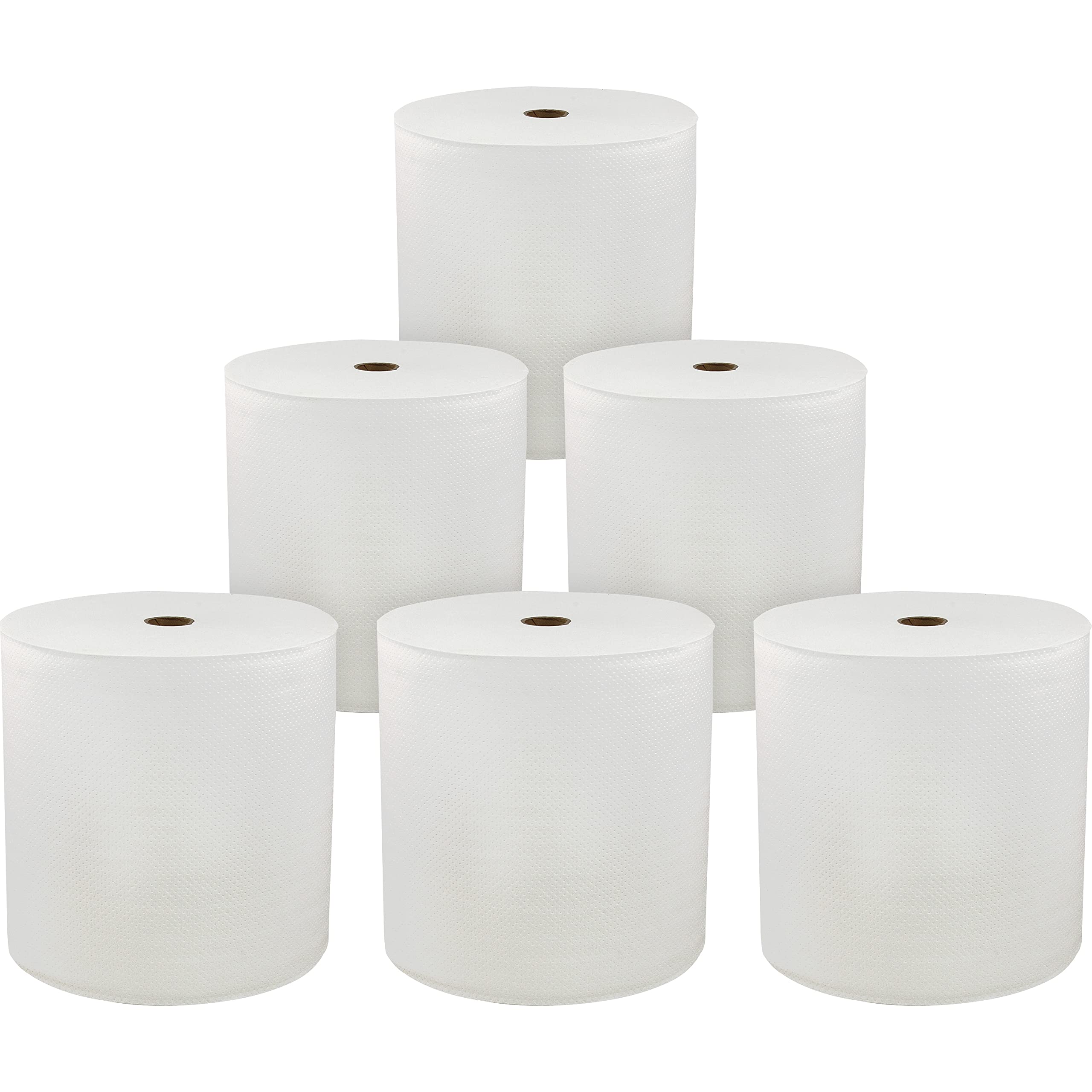 Genuine Joe GJO22600 Embossed Hardwound Roll Towels (Pack of 6)