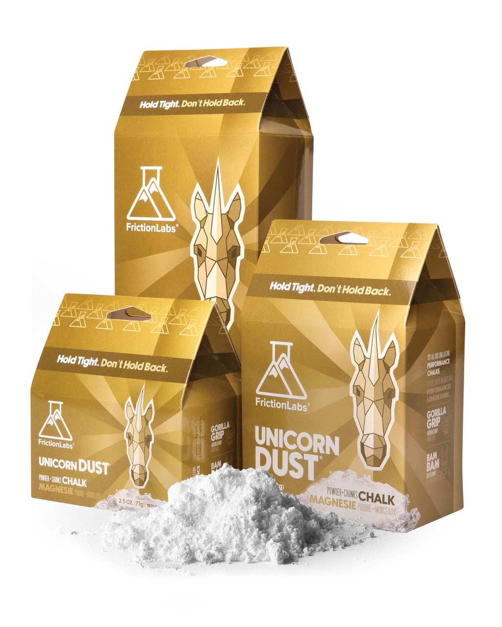 Friction Labs Premium Loose Climbing Chalk - High-Performance Hand Chalk with Superior Grip for Bouldering, Climbing, Weightlifting & More - Long Lasting & Skin Friendly Powdered Chalk