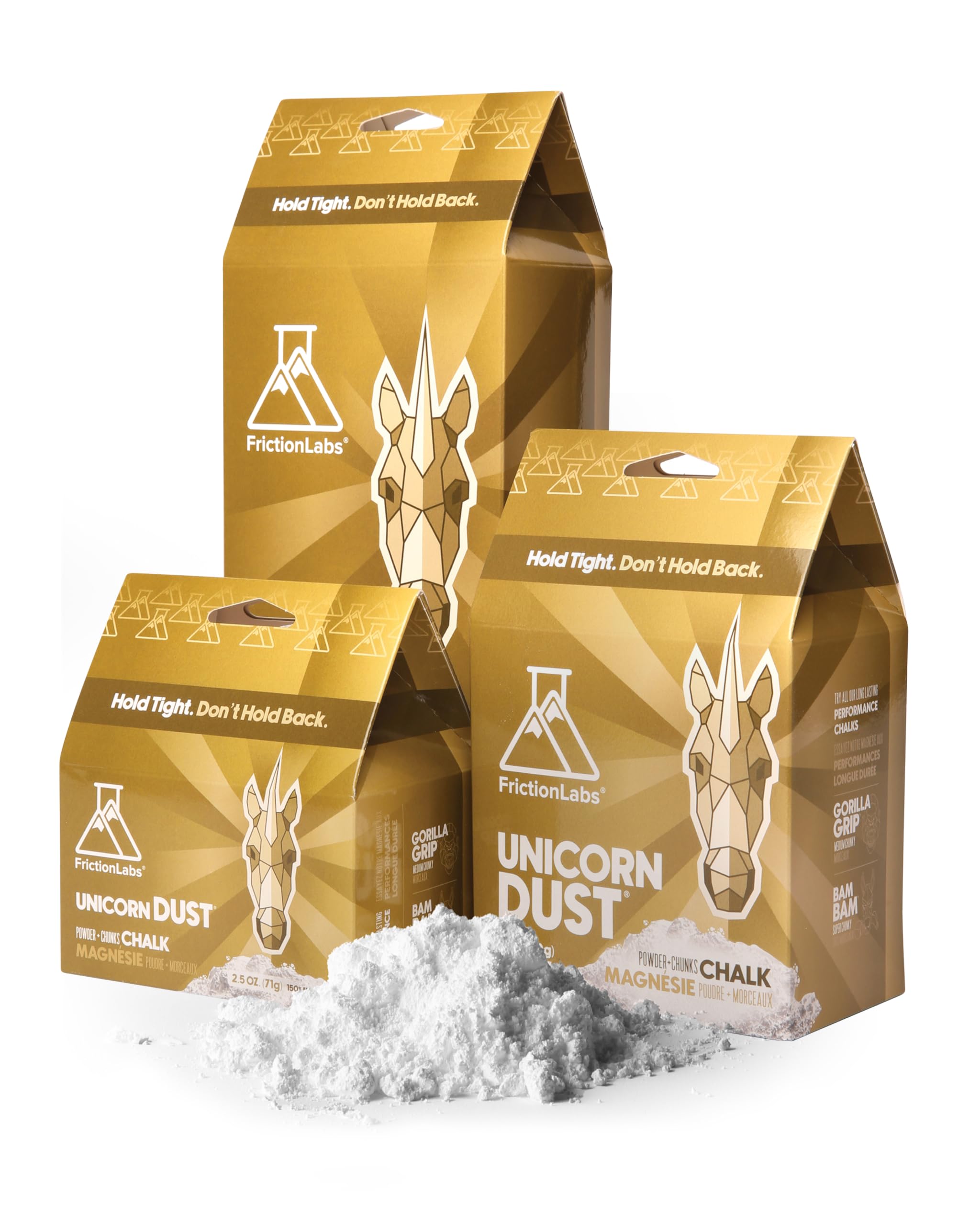 Friction Labs Premium Loose Climbing Chalk - High-Performance Hand Chalk with Superior Grip for Bouldering, Climbing, Weightlifting & More - Long Lasting & Skin Friendly Powdered Chalk