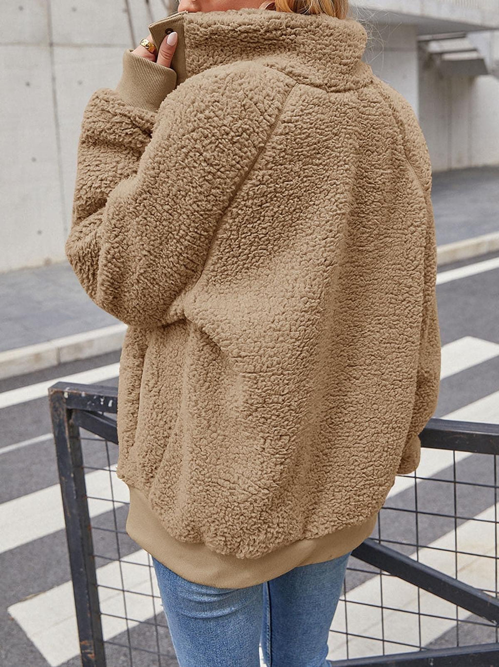 MEROKEETY Womens Fleece Sherpa Jacket Fall Winter Coats 2026 Fuzzy Button Down Warm Outerwear with Pockets