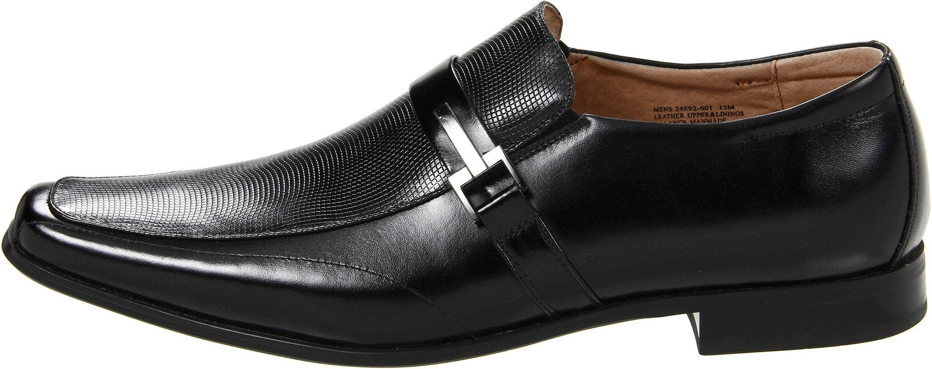 STACY ADAMS Men's Beau Moc Toe Bit Slip-On Loafer