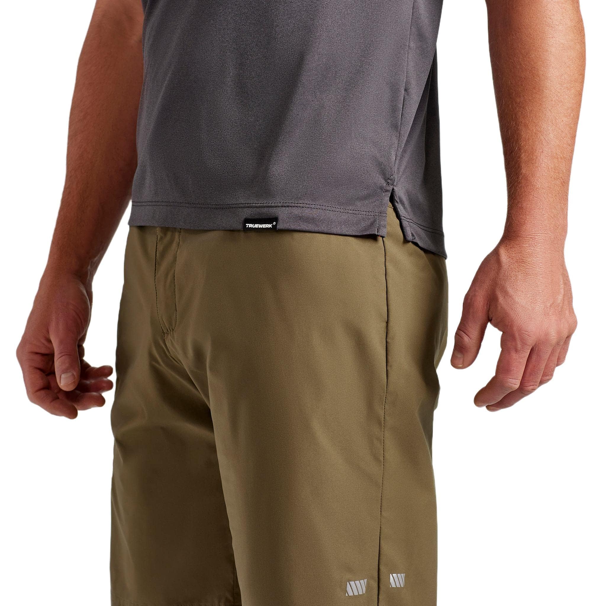 TRUEWERK Men's UPF 50+ Sun Protection Shirt - B1 Short Sleeve Work Tee, Moisture Wicking, Lightweight