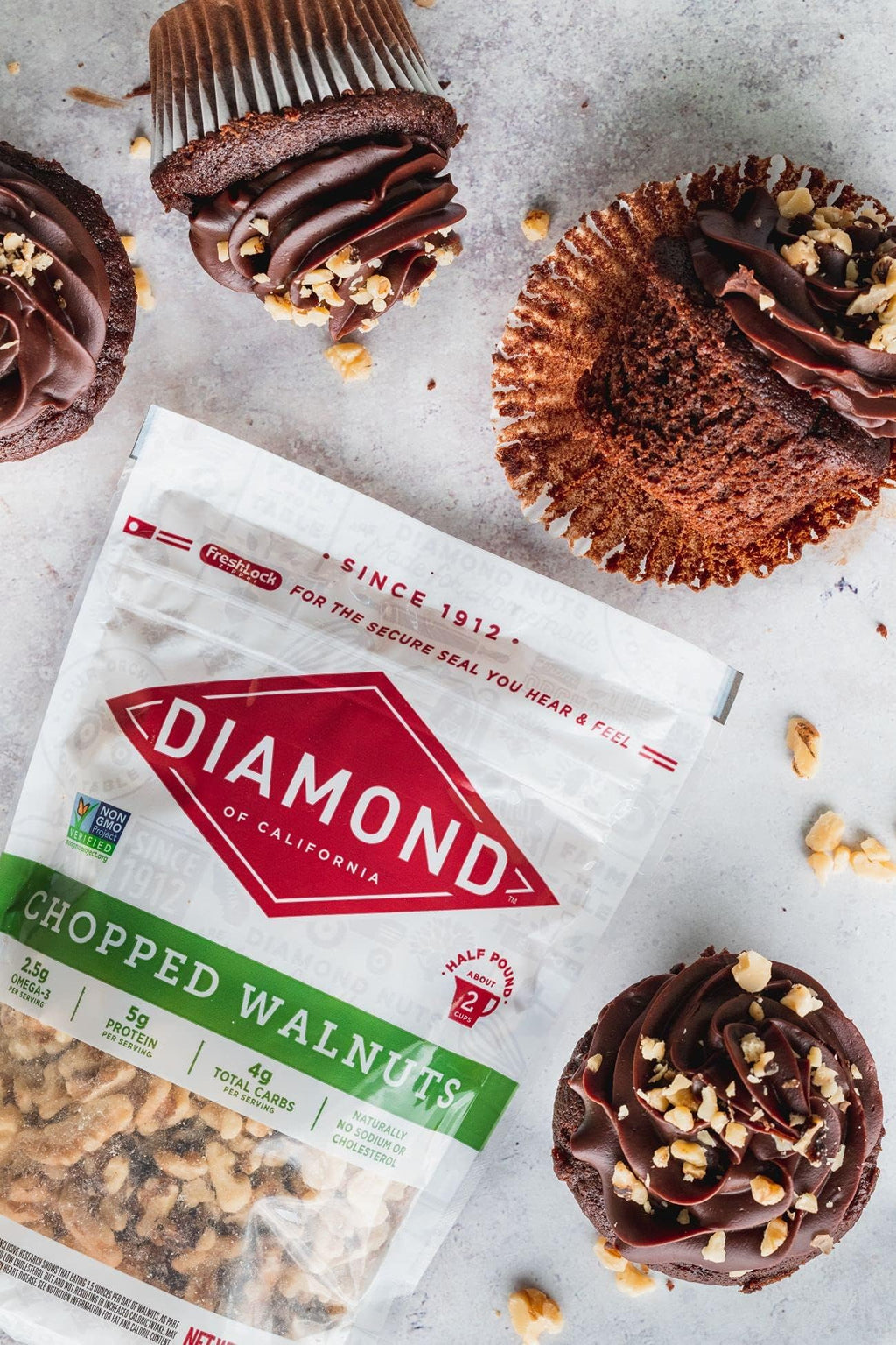 Diamond of California Chopped Walnuts 8 oz