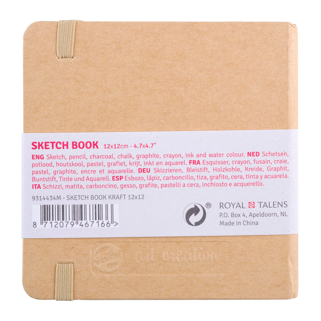 Talens Art Creation Sketchbook 80 Sheets, 13 cm x 21 cm, Black