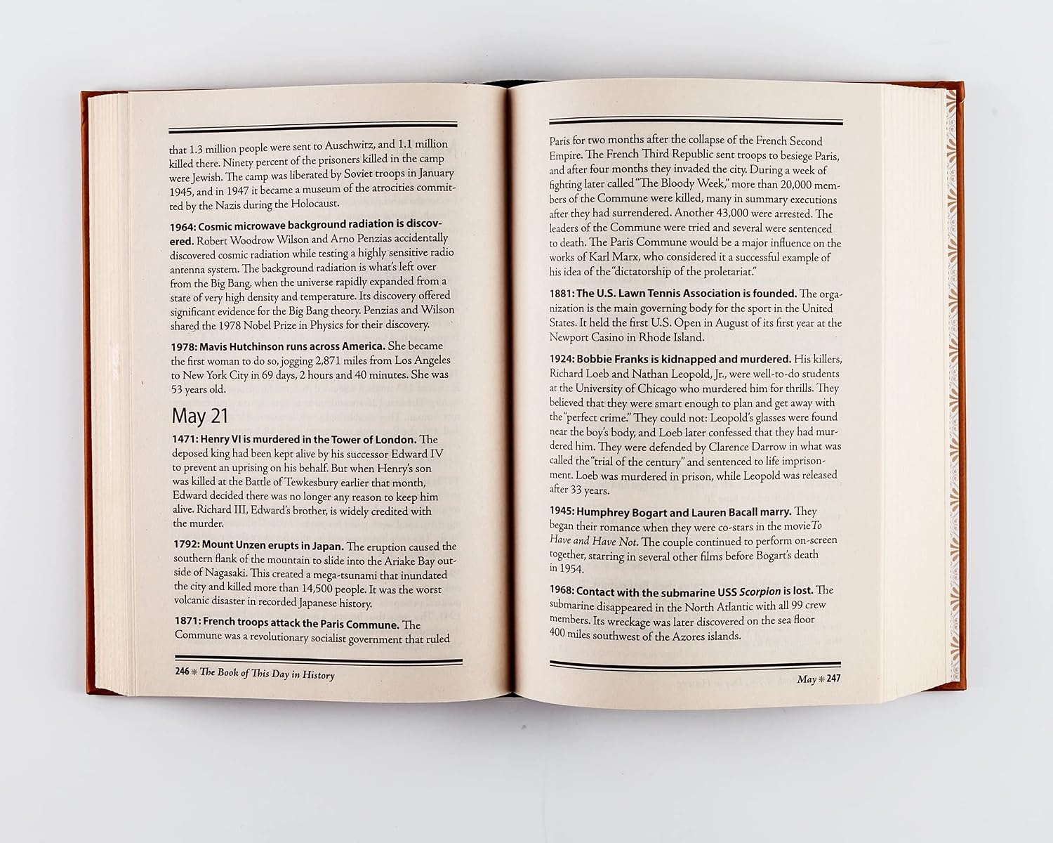 The Book of This Day in History: Big Book of 365 Days of Events & Milestones | Hardcover Gift for History Buffs, Educators, Students & Trivia Lovers