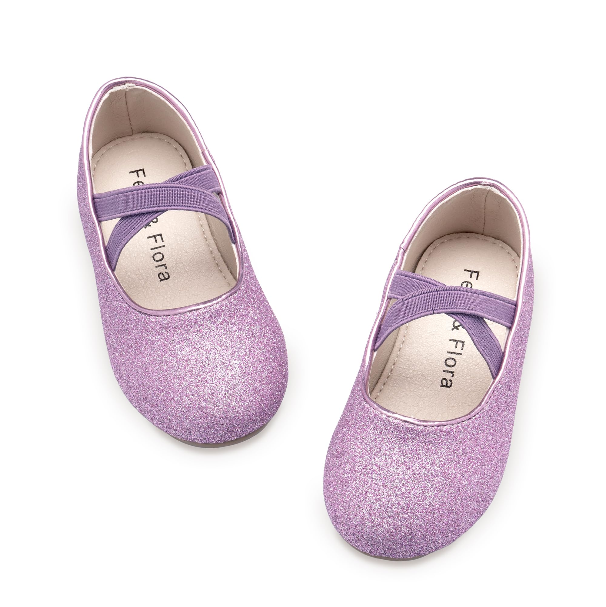 Felix & Flora Toddler Girl Dress Shoes - Flower Girl Ballet Mary Jane Flats Party School Wedding