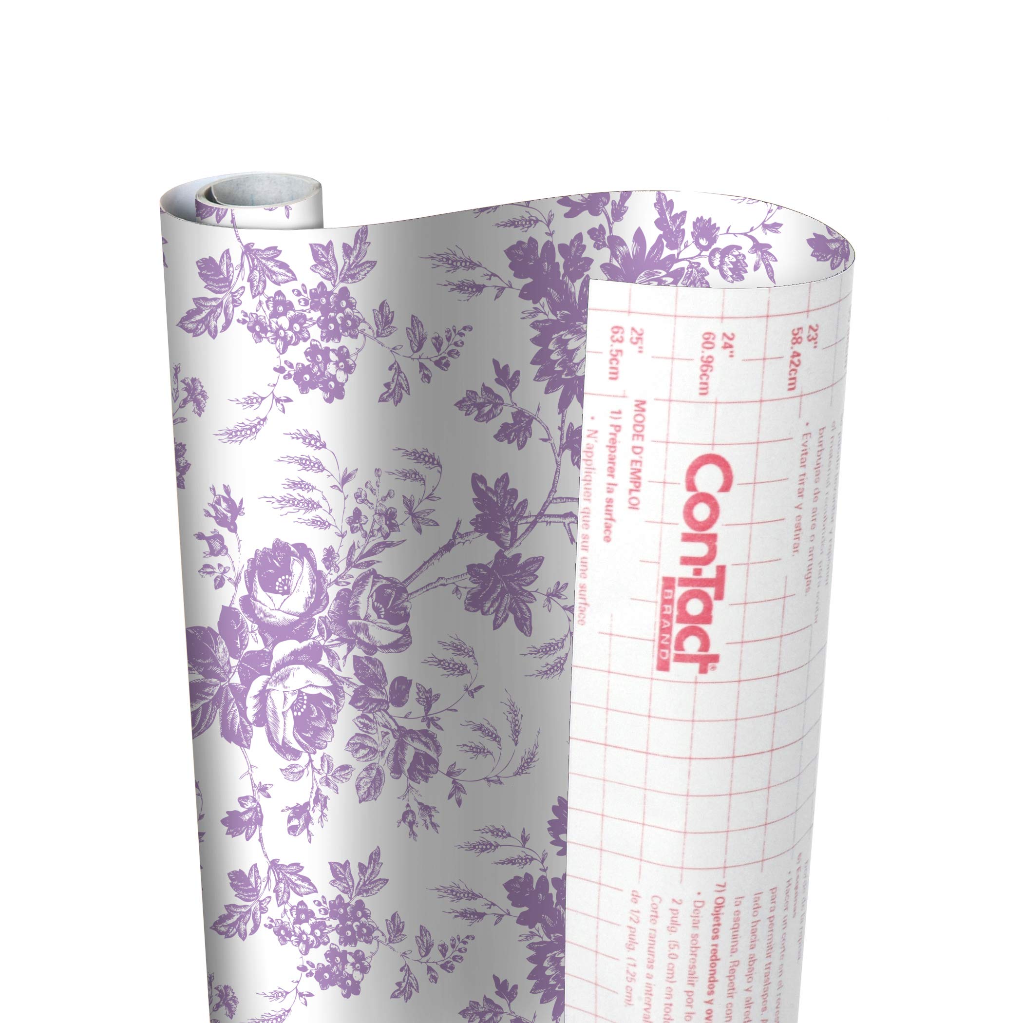 Con-Tact Brand Creative Covering, Self-Adhesive Shelf Liner, Multi-Purpose Vinyl Roll, Easy to Use and Apply, 18'' x 50', Abby Sage