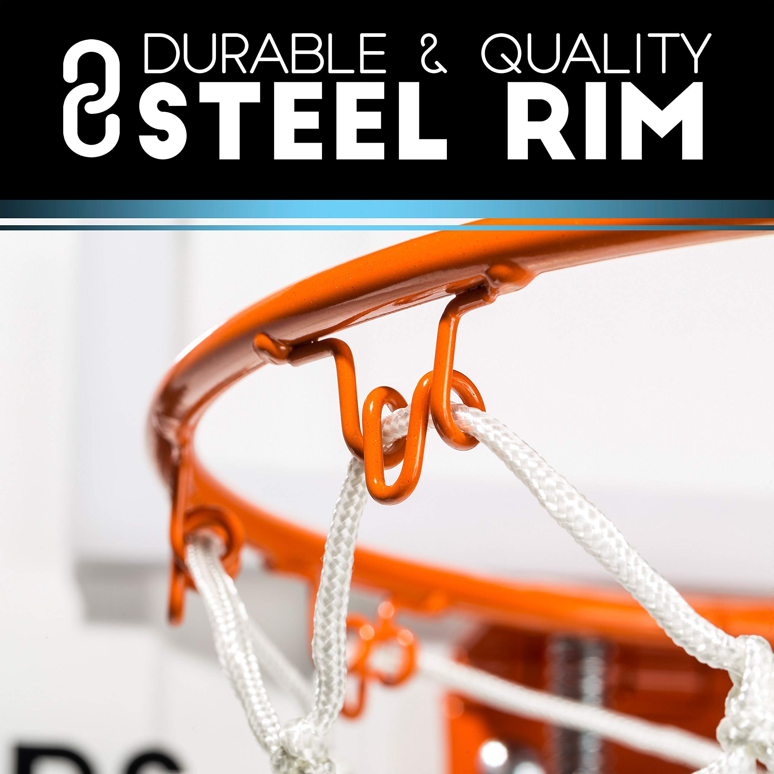 Franklin Sports Mini Basketball Hoops-Indoor Over The Door Mini Hoop+Basketball Sets-Perfect Accessory for Bedroom+Office
