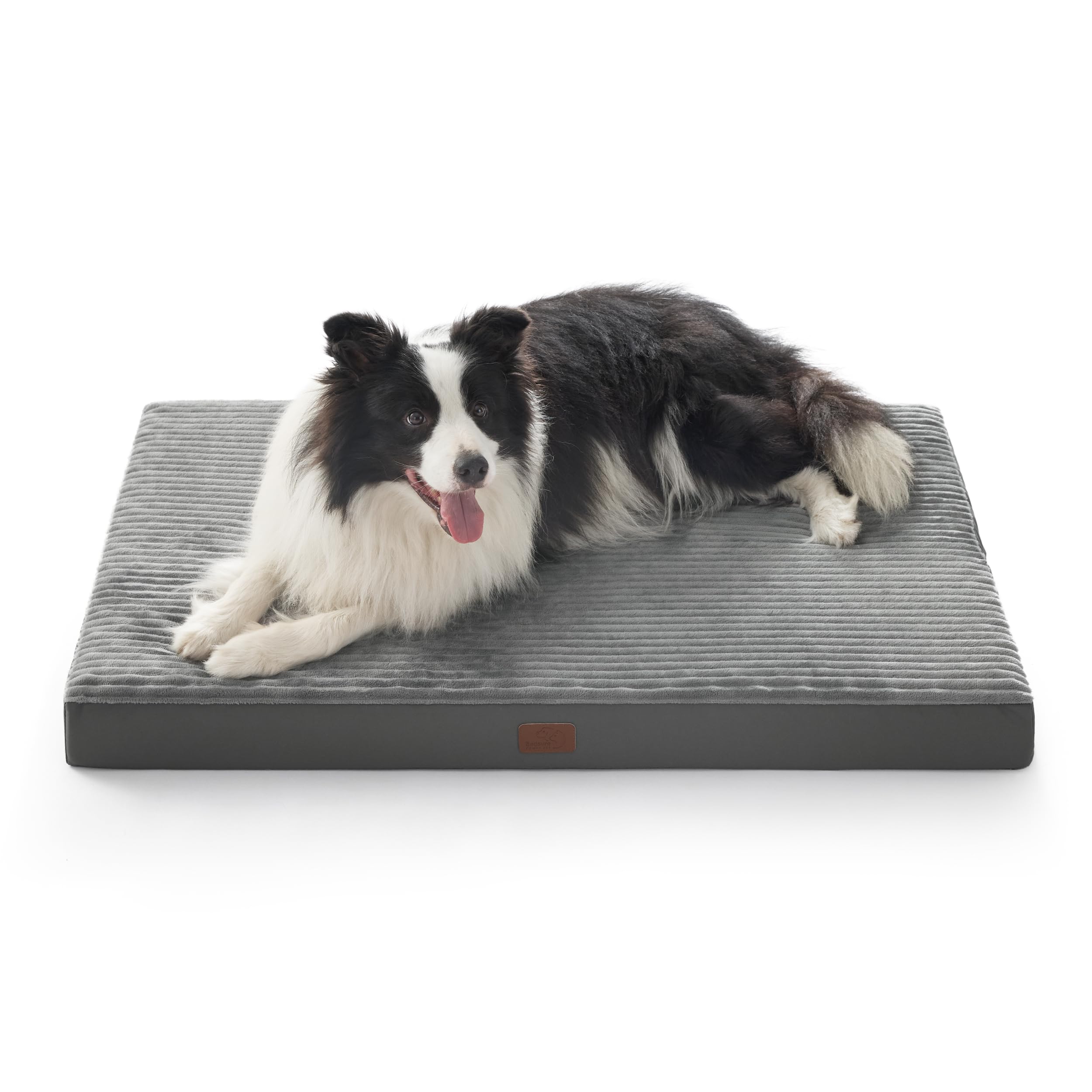 Bedsure ComfyFleece Dog Bed for Small Dogs - Orthopedic Pet Beds with Removable Washable Cover, NOT Waterproof Egg Crate Foam Puppy Mat, Suitable for Pet Up to 20 lbs, 23"x17"x2.8", NOT for Chewers