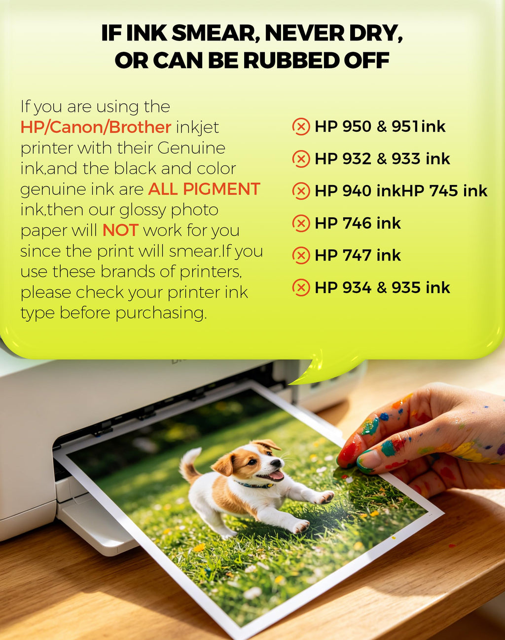 Uinkit Premium Glossy Inkjet Photo Paper - 4x6 Inch, 48lb 180gsm, 100 Sheets - Professional Photographic Quality, Dye Ink Compatible, High-Gloss Finish for Vivid Memories & Instant Prints
