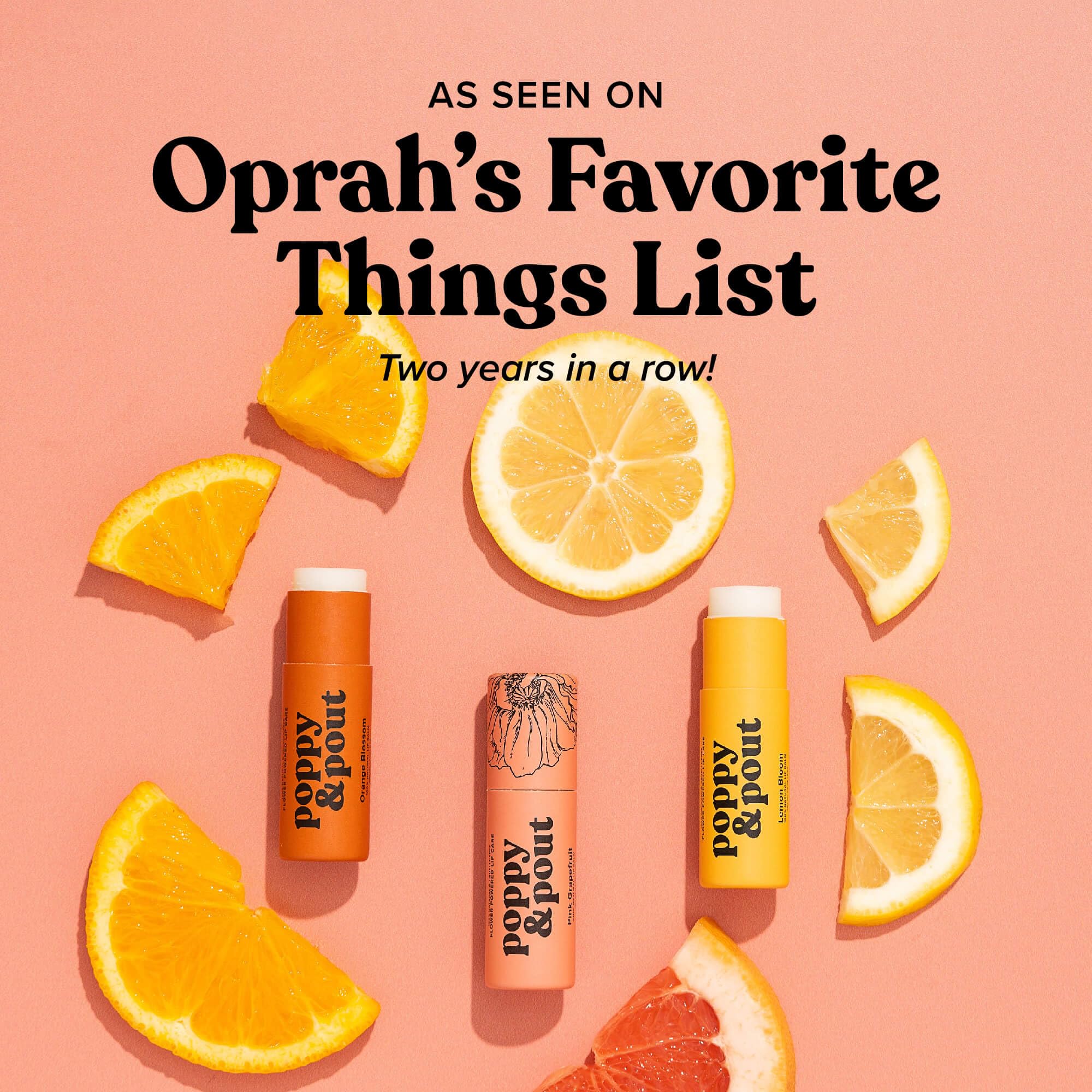 Poppy & Pout Blood Orange Mint Jumbo Lip Balm | All Natural Lip Balms & Moisturizers | Hydrates with Beeswax, Vitamin E, Organic Coconut Oil | Cruelty-Free | Lip Balm in Recyclable Cardboard Tube