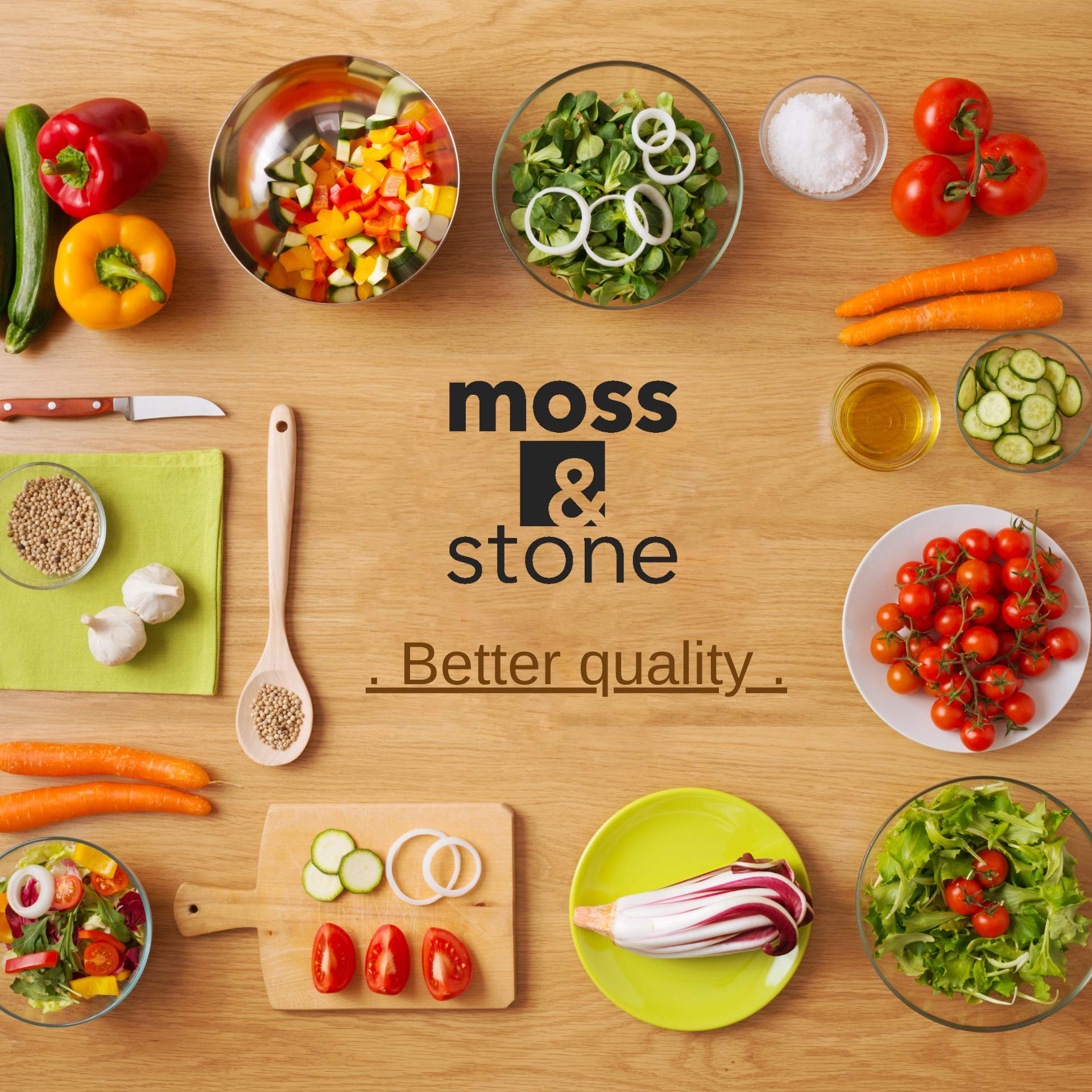 Moss & Stone 6-Piece Clear Glass Casserole Dishes for Oven With Lids, Durable Tempered Borosilicate Glass Bakeware Set, Microwave Safe, 3 Round Sizes for Cooking, Serving & Storage