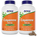 NOW Foods Supplements, Cayenne (Capsicum annuum) 500 mg, Herbal Support, 100 Veg Capsules