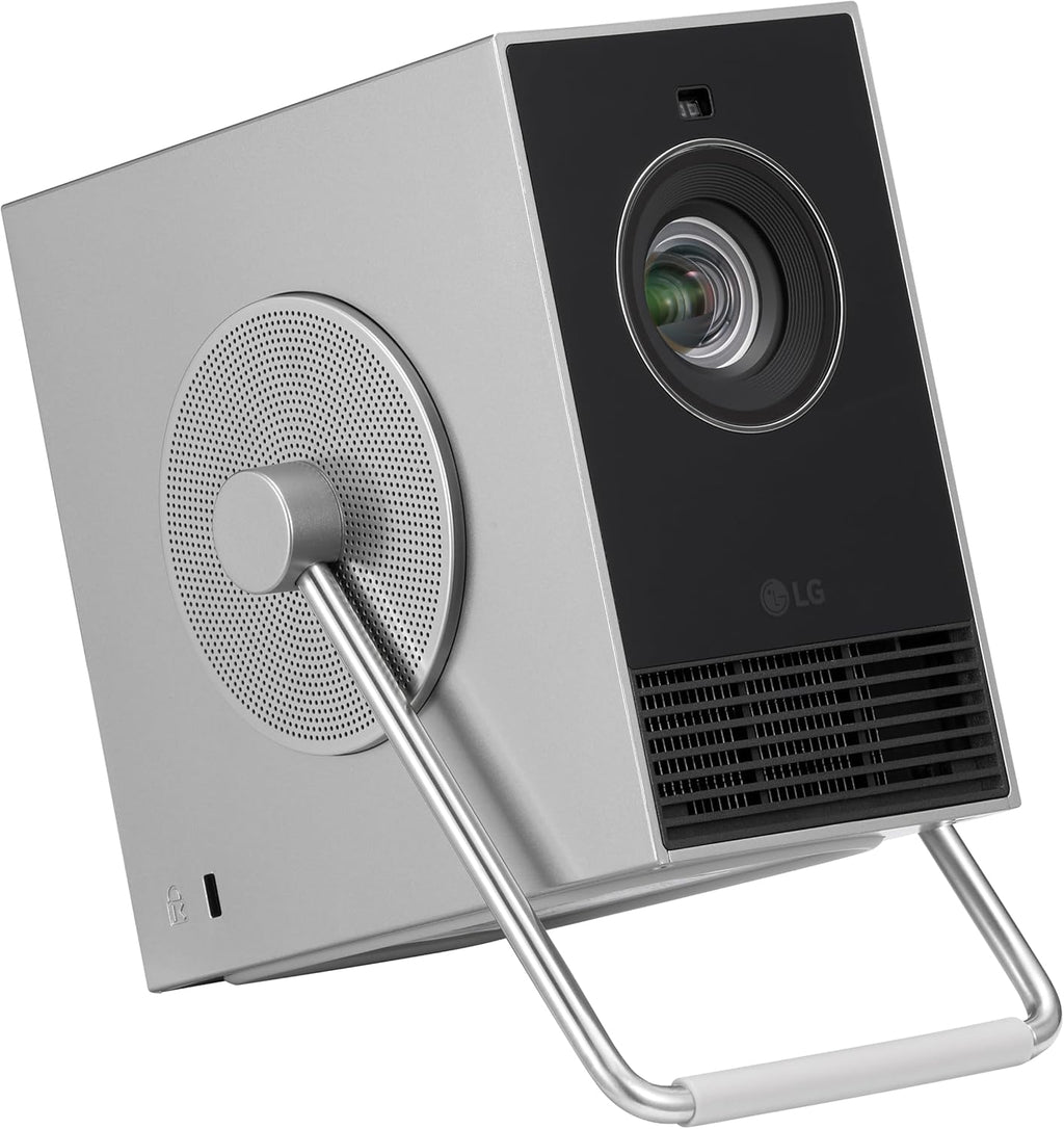 LG CineBeam Q HU710PB 4K Smart Portable Projector with Auto Screen Adjustment, Auto Focus, RGB Laser, Up to 154% DCI-P3