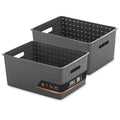 BINO Plastic Basket, Small White, 5 Pack - Rectangular Cabinet Organizer, Multi-Use Storage Basket, Drawer and Cabinet-Friendly, Portable, Durable, Space Efficiency, Stock Management