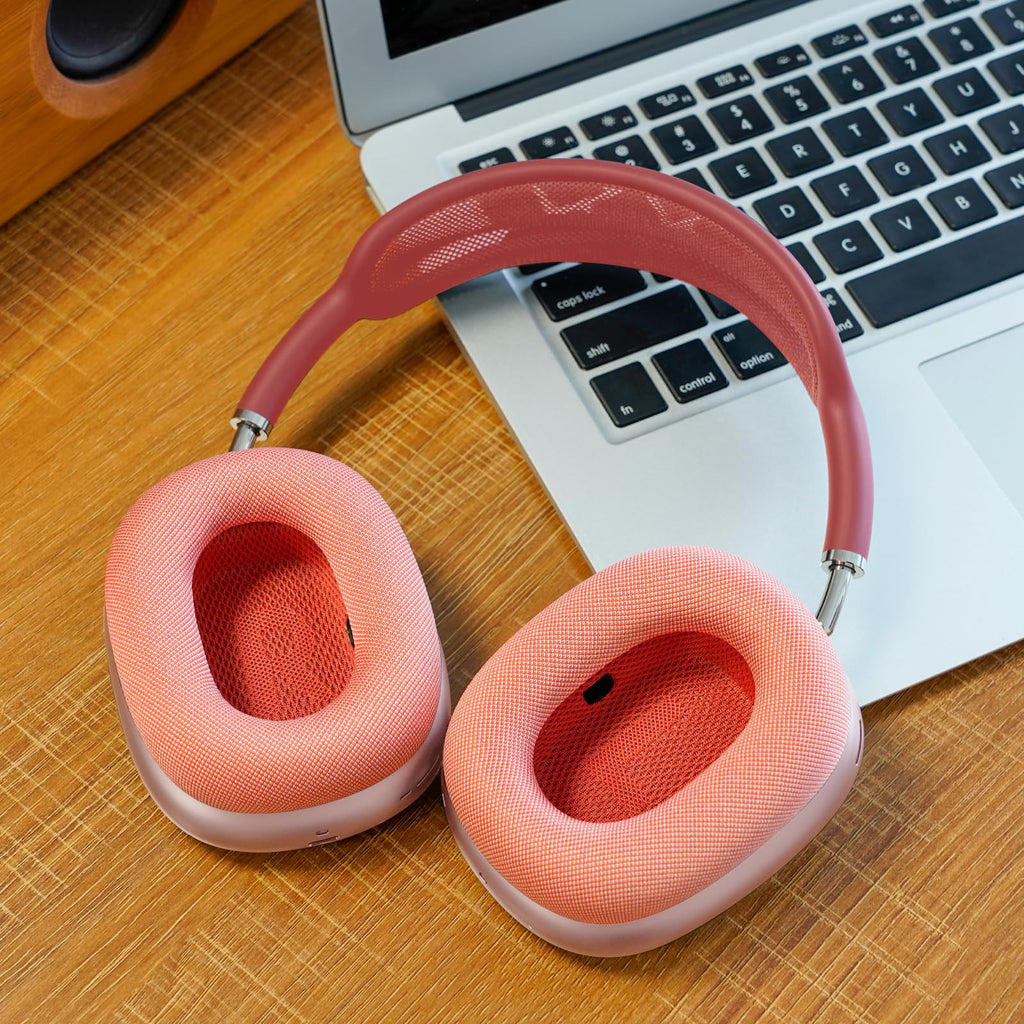 Ear Cushions for AirPods Max - Mesh Fabric Ear Cups Cover Replacement - Upgraded Cushion for Apple Air Pods Max Headphones (Green)