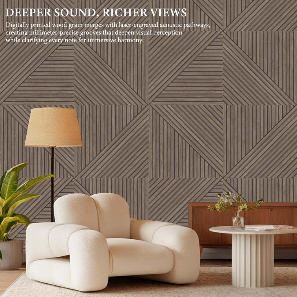 JBER 6 Pack Art Acoustic Panels, 47.2×27Inches Soundproof Wall Panels, Large Self-Adhesive Wall Panels, Decorative Sound Absorbing Panels, Sound Panels for Recording Studio(Black Gold Marble)