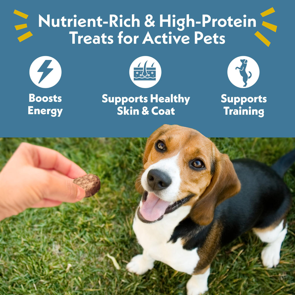 Fresh Is Best Freeze Dried Dog Treats - Raw Freeze Dried Chicken Breast for Dogs & Cats - Healthy Dog Training Treats in Resealable Zipper Bag - High-Protein Single Ingredient - Made in the USA