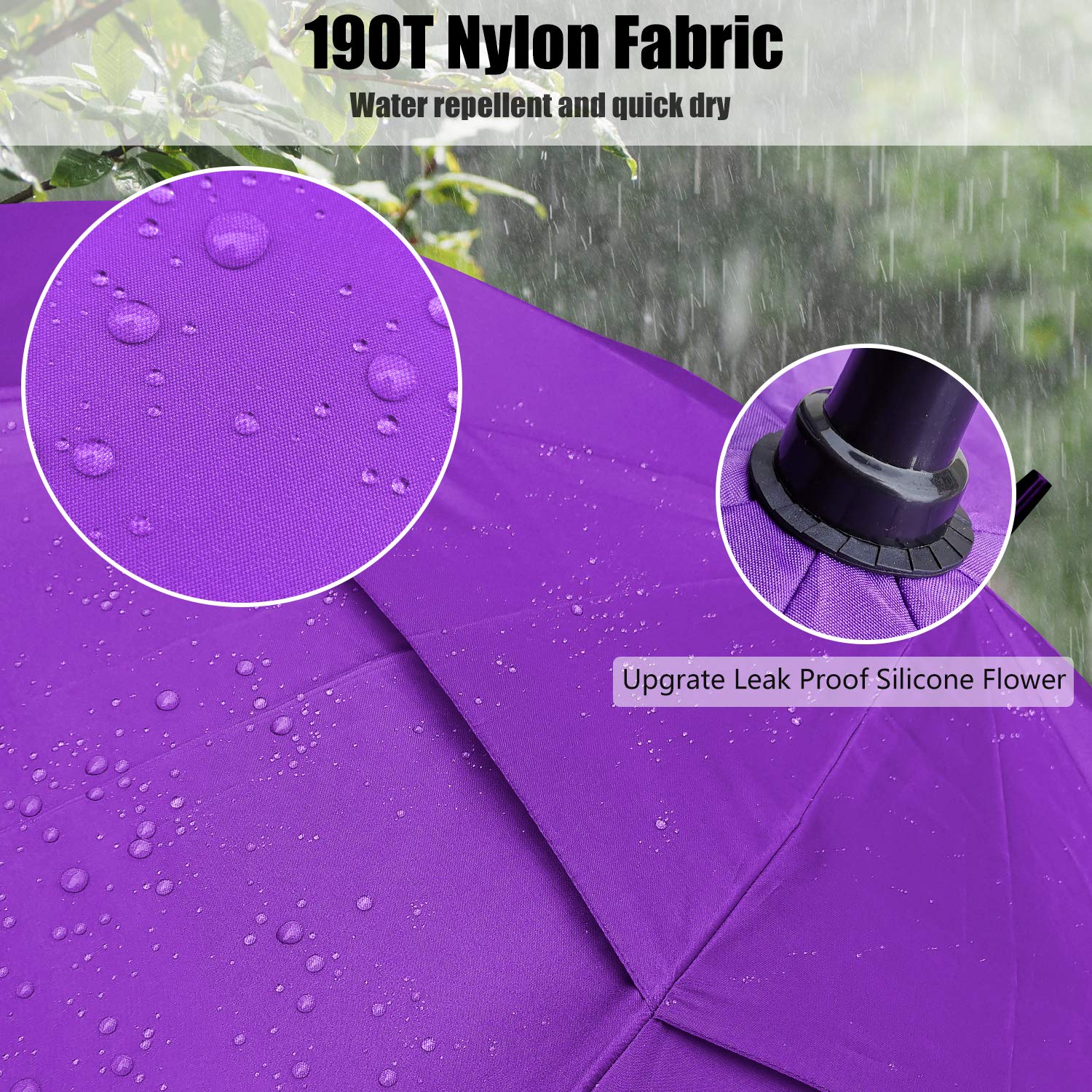 ACEIken Golf Umbrella Large 58/62/68 Inch Automatic Open Golf Umbrella Extra Large Oversize Double Canopy Vented Umbrella Windproof Waterproof for Men and Women