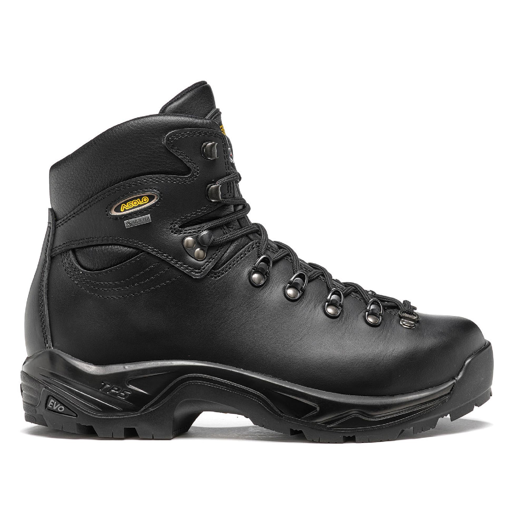 ASOLO Men's TPS 520 GV Evo Waterproof Round Toe Backpacking Boots – Full-Grain Leather Hiking Boots with Vibram Sole