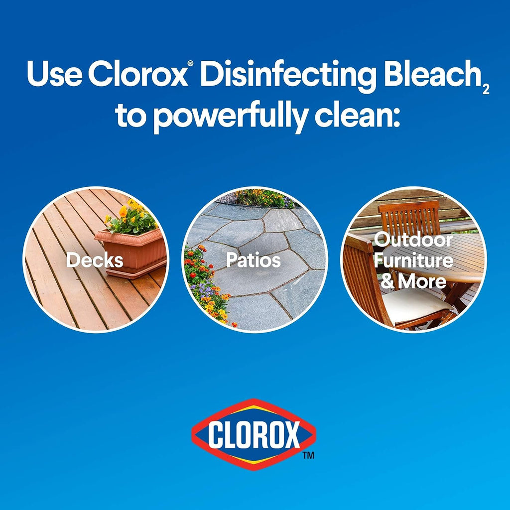 Clorox Disinfecting Bleach, 121 Fluid Ounces (Package May Vary)