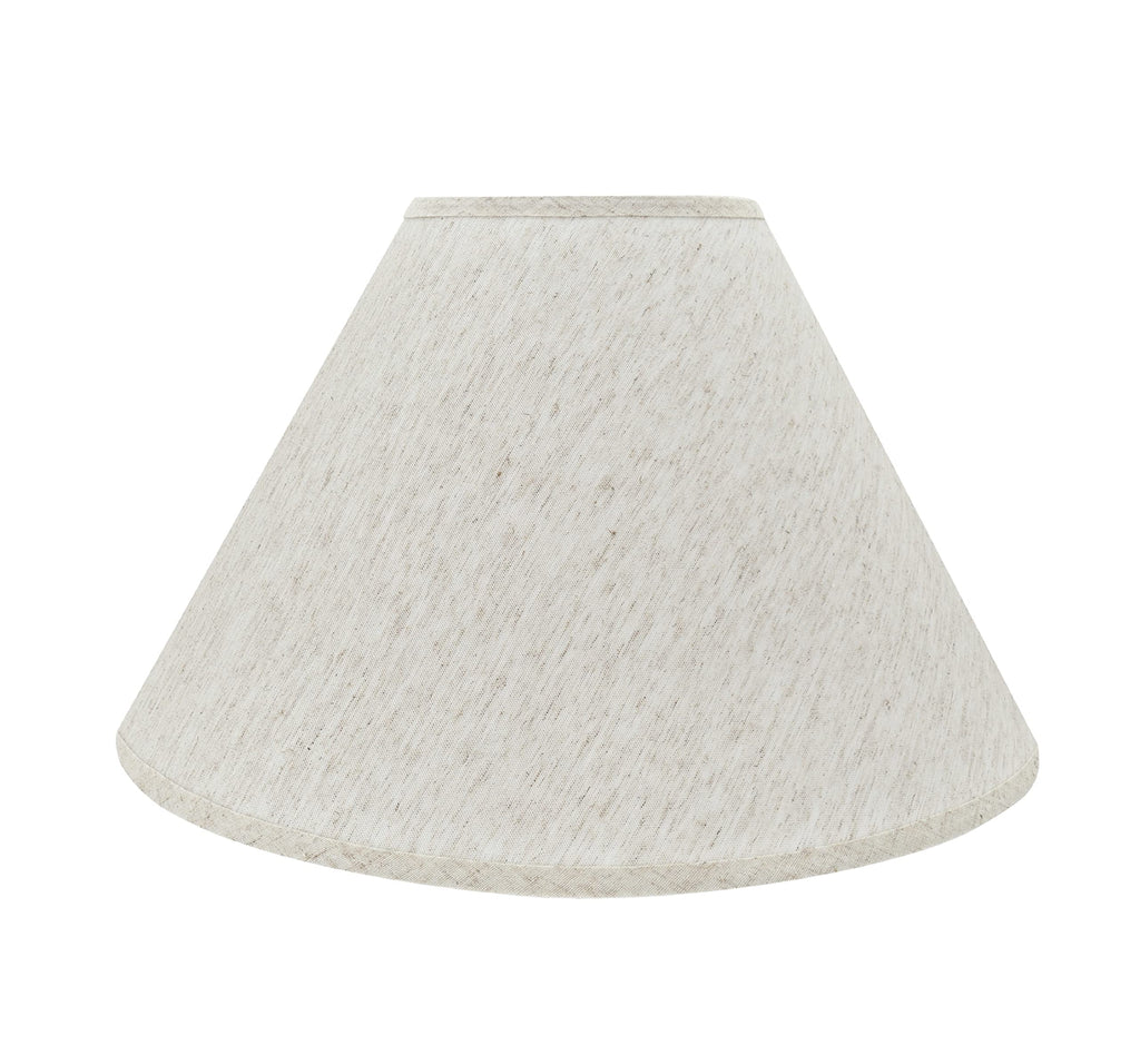 Aspen Creative 32083 Transitional Hardback Empire Shaped Spider Construction Lamp Shade in Brown, 18" wide (7" x 18" x 12 1/2")