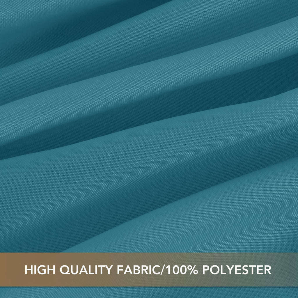 sancua Rectangle Tablecloths for 4ft Tables, 6 Pack - 60x84 Inch - Beige Washable Fabric Cloth Table Cloth for Wedding, Party, Birthday, Banquet, Reusable Polyester Table Covers