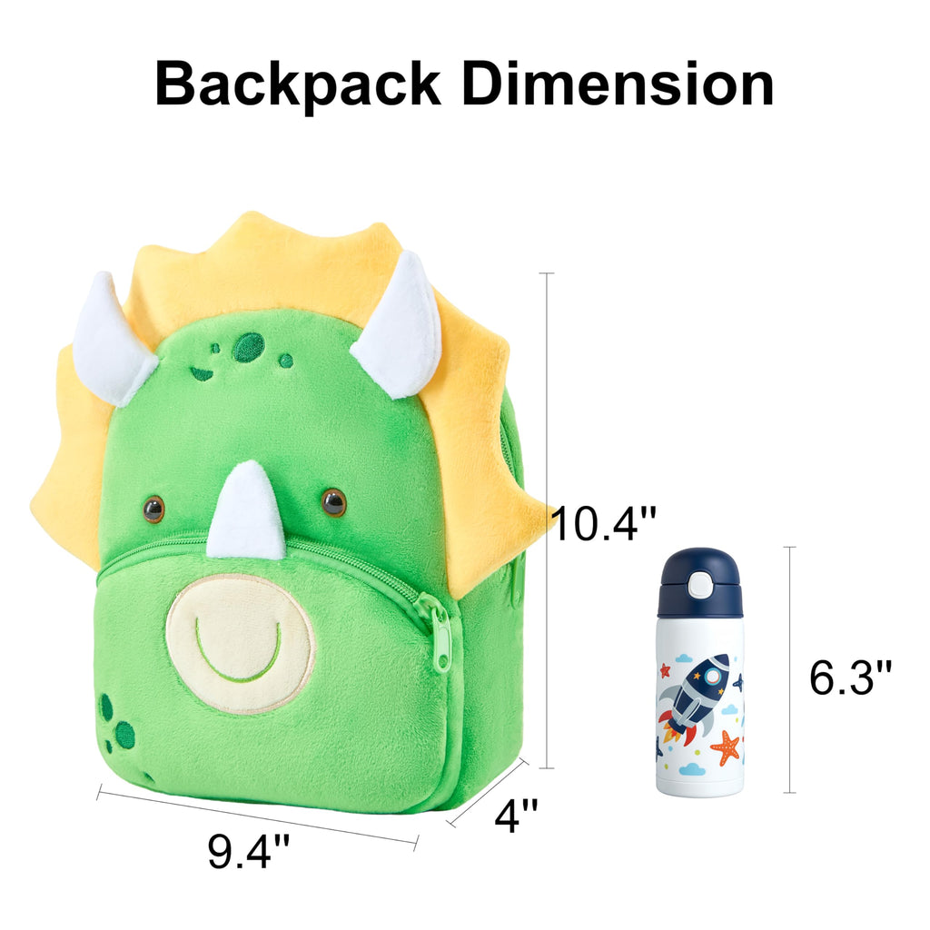 NICE CHOICE Cute Toddler Backpack Toddler Bag Plush Animal Cartoon Mini Travel Bag for Baby Girl Boy 2-6 Years(BB Unicorn)