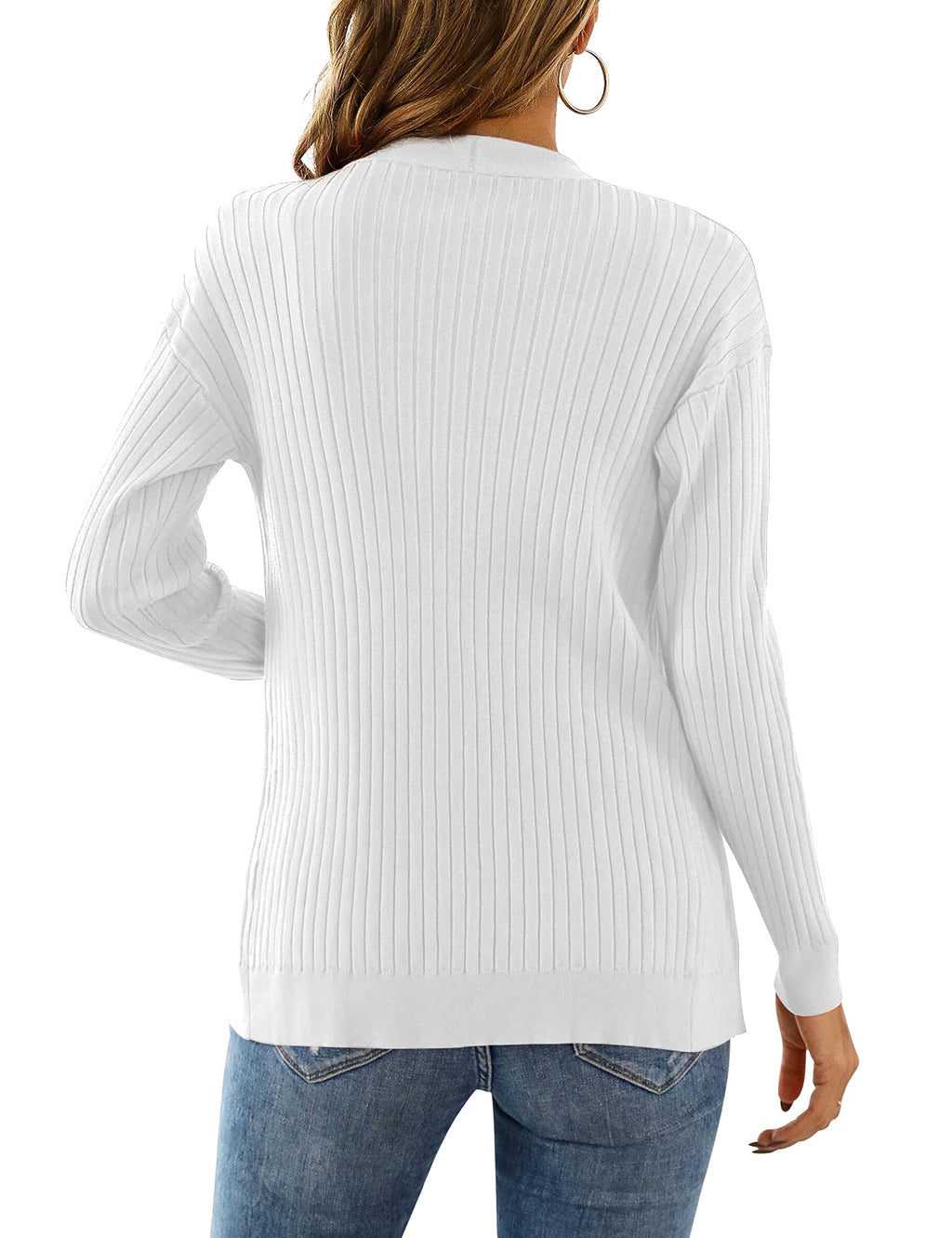 LIENRIDY Women's Knit Cardigan Long Sleeve Button Down Sweater Lightweight Cardigans, S-XL