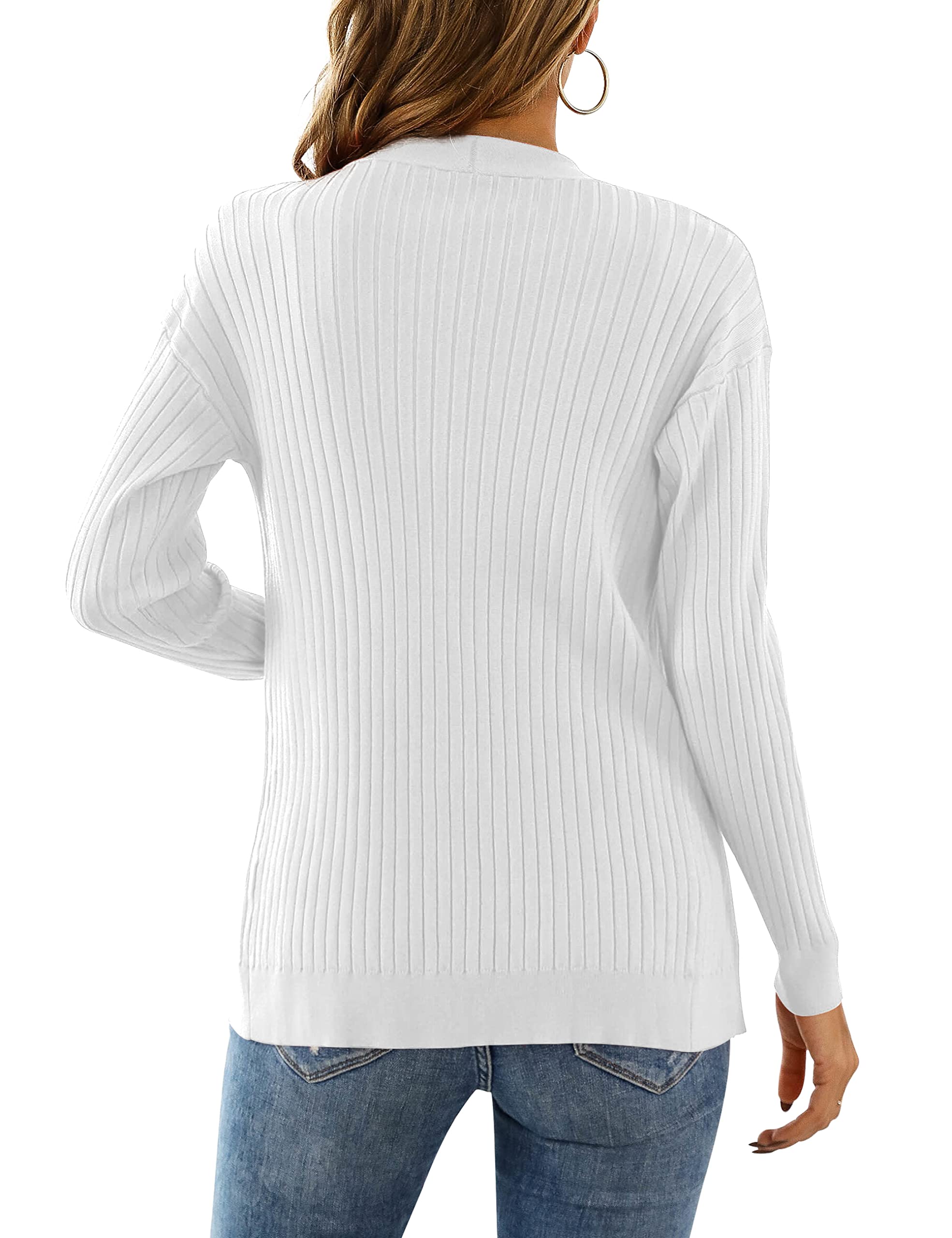 LIENRIDY Women's Knit Cardigan Long Sleeve Button Down Sweater Lightweight Cardigans, S-XL