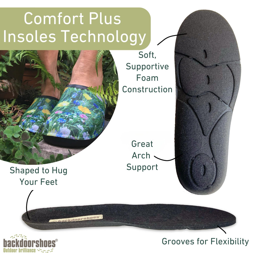 Backdoorshoes Waterproof Premium Garden Clog Shoes for Women with Arch Support