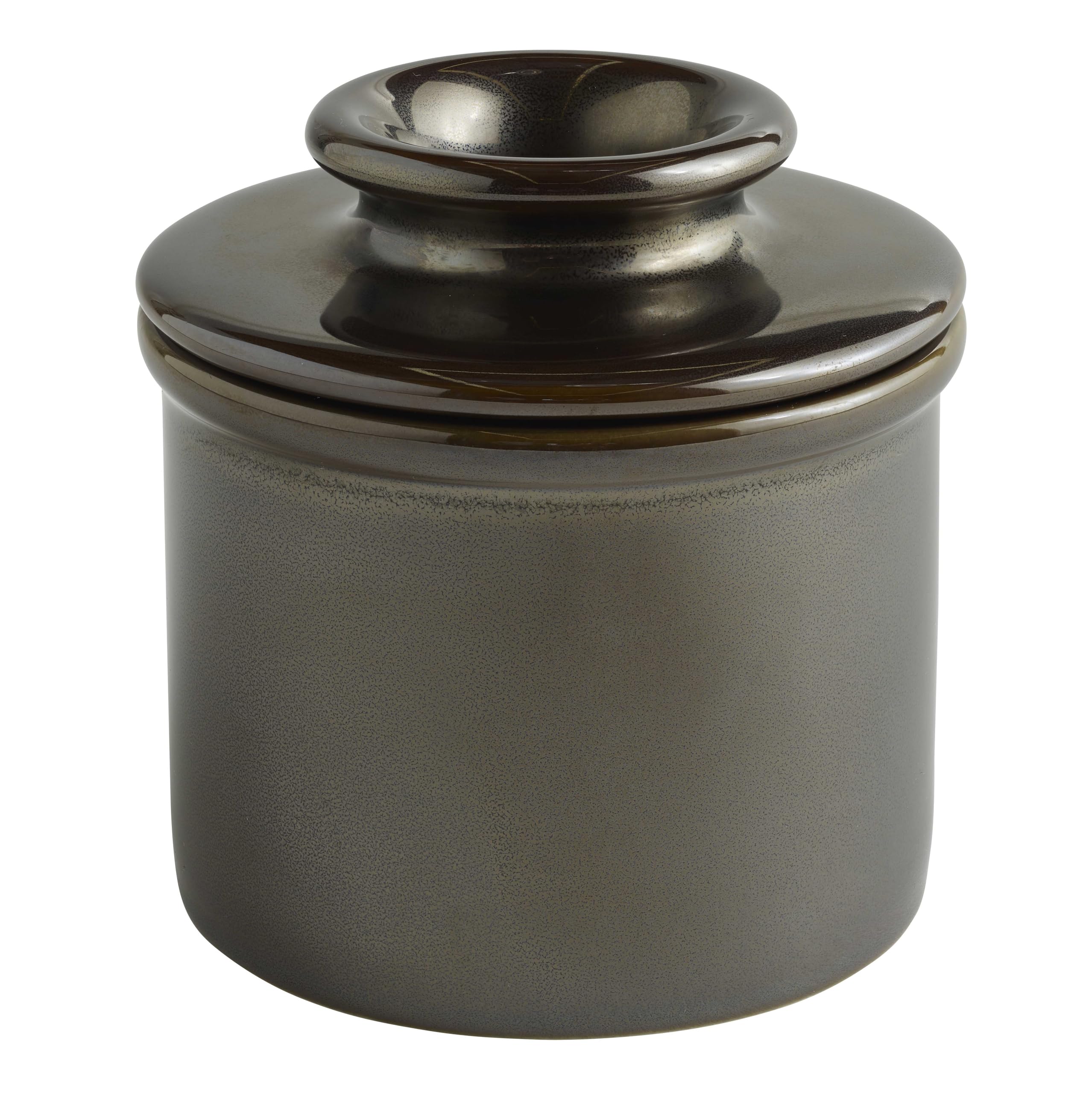Butter Bell - The Original Butter Bell Crock by L. Tremain, a Countertop French Ceramic Butter Dish Keeper for Spreadable Butter, French Ceramic Butter Dish Keeper, Specialty (Ivory Matte)