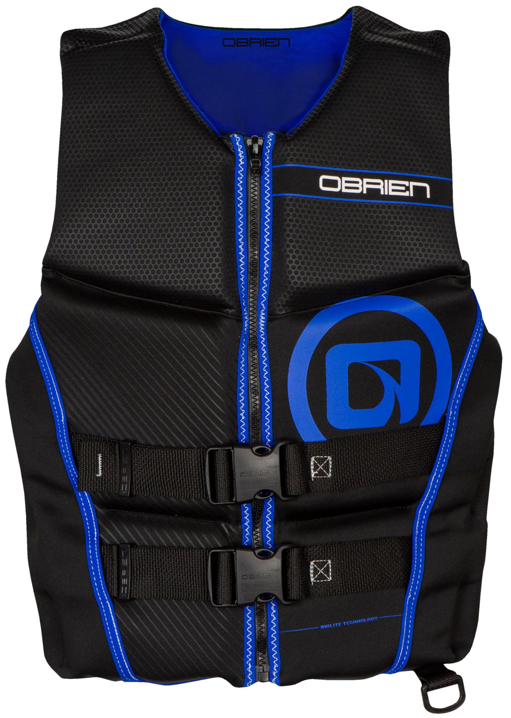 O'Brien Flex V-Back Life Jacket – Coast Guard Approved Adult Life Vest with Flex Fit Design, Lightweight Foam & Front Zip Closure for Watersports, Boating, and Jet Skiing