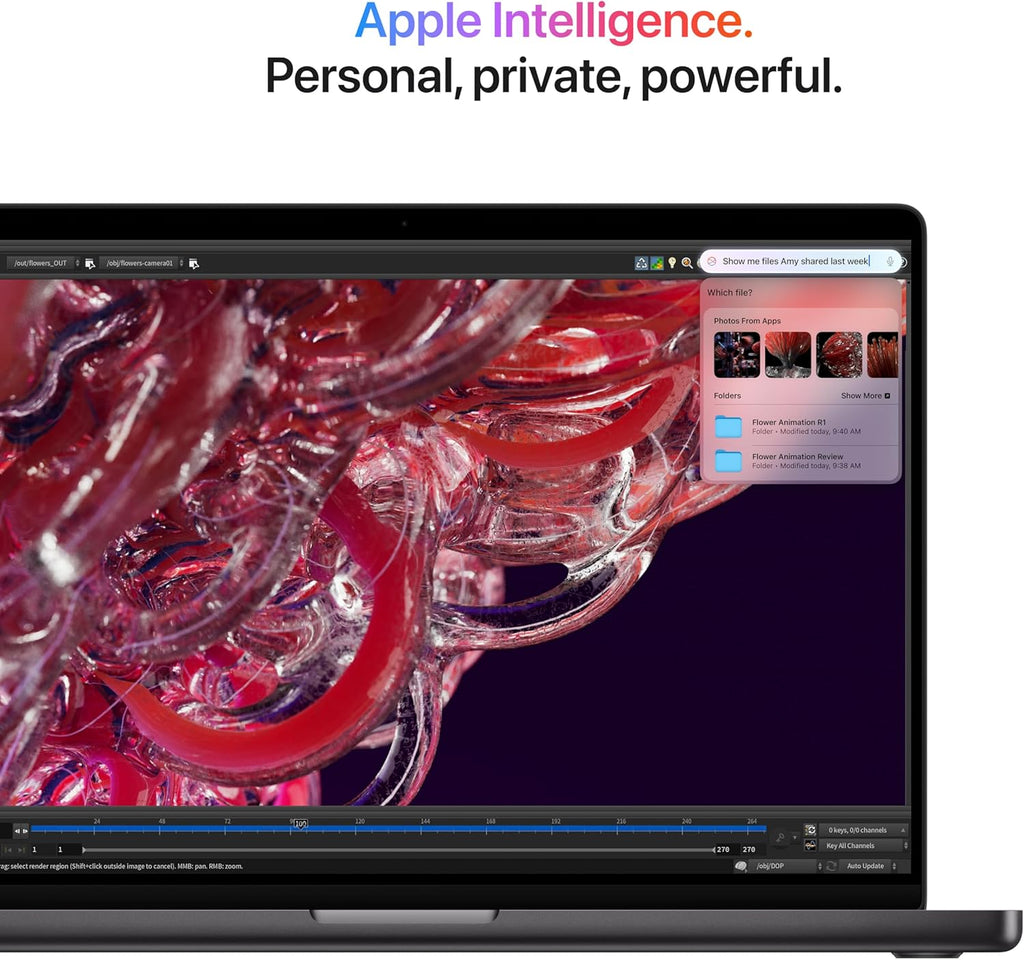 Apple 2024 MacBook Pro Laptop with M4 chip with 10‑core CPU and 10‑core GPU: Built for Apple Intelligence, 14.2-inch Liquid Retina XDR Display, 24GB Unified Memory, 1TB SSD Storage; Space Black