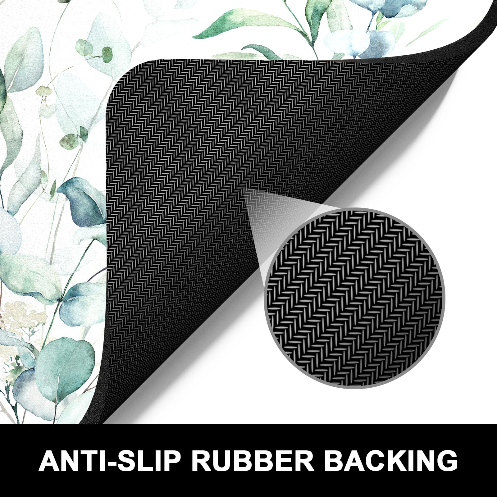 Rnivvi Coffee Mat, 12" x 19" Coffee Bar Mats for Espresso Machine Station Accessories and Organizer, Hide Stain Rubber Backed Absorbent Dish Drying Pad for Kitchen Counter, Cute Bar Decor Pad, Black