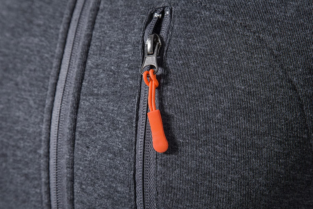 Men Hoodies Casual Hoodies for Men with Zip Pockets Full Zip Long Sleeve Sweatshirt Sports Hooded Jacket
