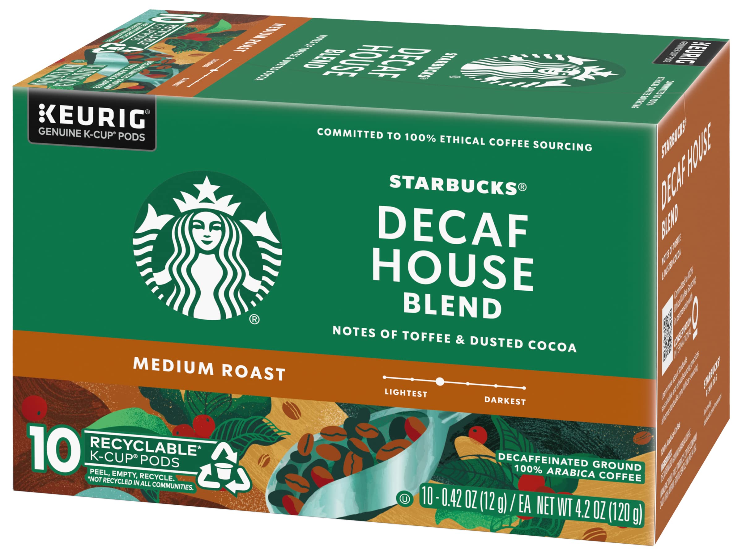 Starbucks House Blend, K-Cup for Keurig Hot Brewers, 72-Count