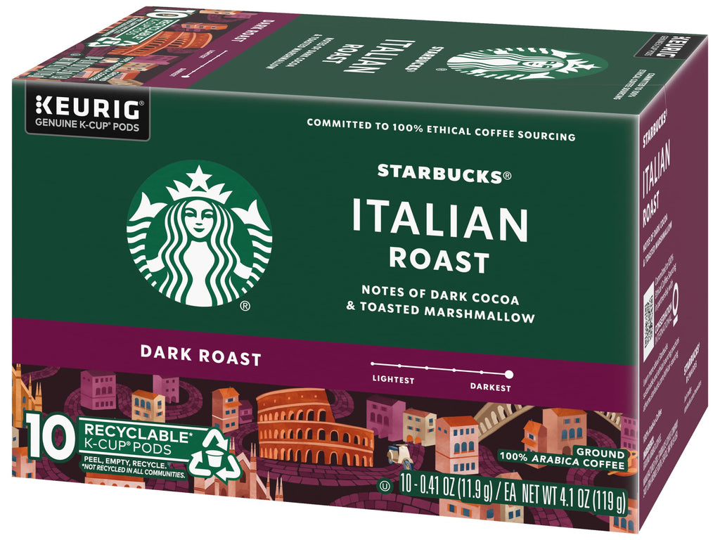 Starbucks Coffee, Caffe Verona Dark K Cup Portion Pack for Keurig Brewers, 24 Count
