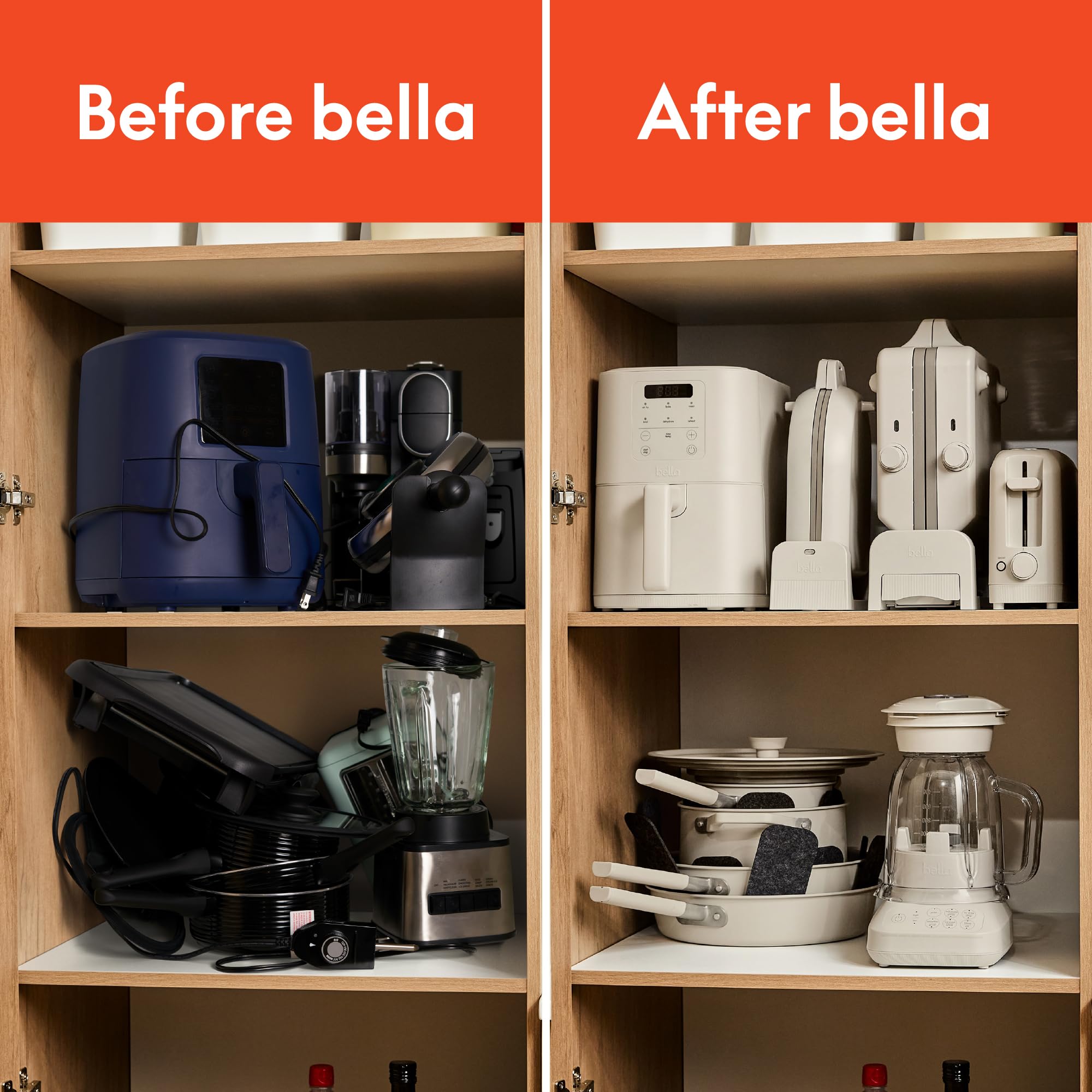 bella 10 Speed Countertop Blender, Juicer & Smoothie Maker, Fits-anywhere™ Kitchenware, Slim Flip & Store Design, Dishwasher Safe 48oz Capacity Pitcher & Lid, Stainless Steel Blade, 450 Watt, Blossom
