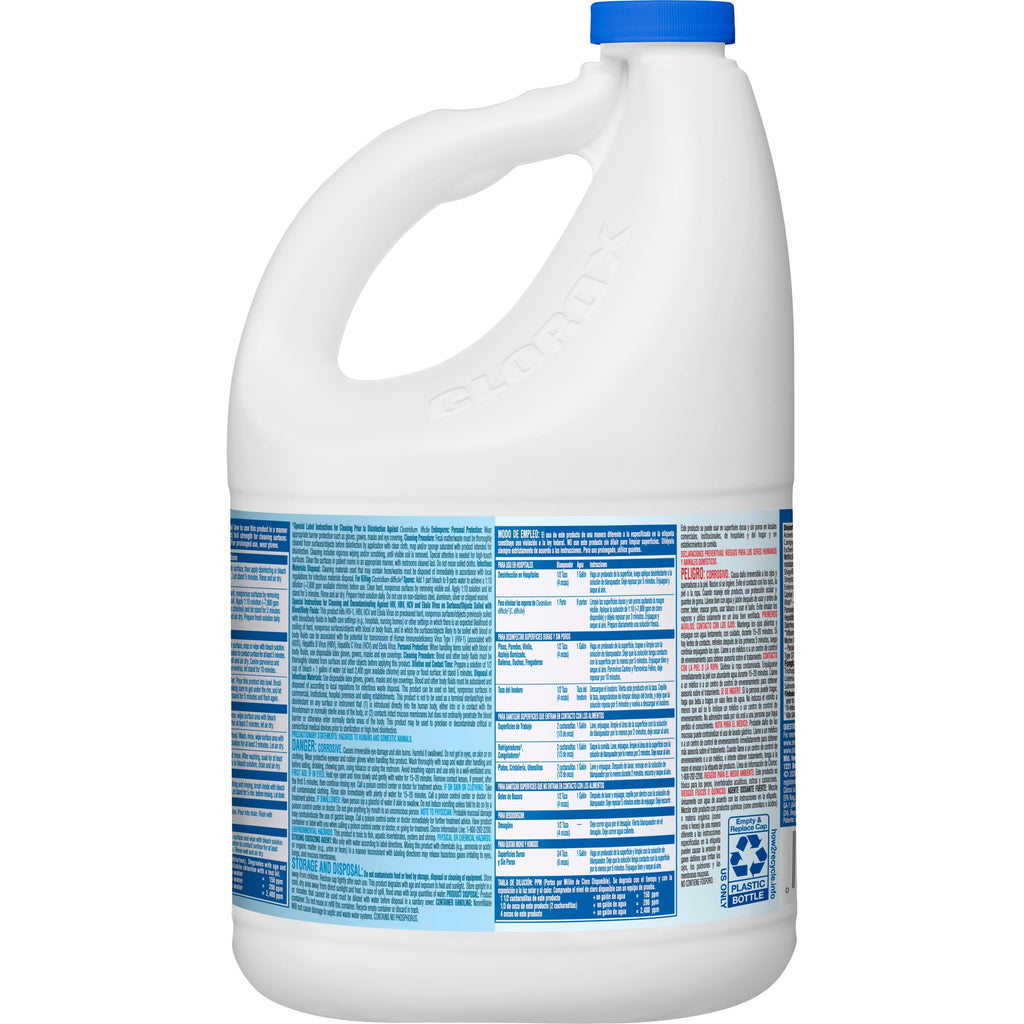 Clorox Disinfecting Bleach, 121 Fluid Ounces (Package May Vary)