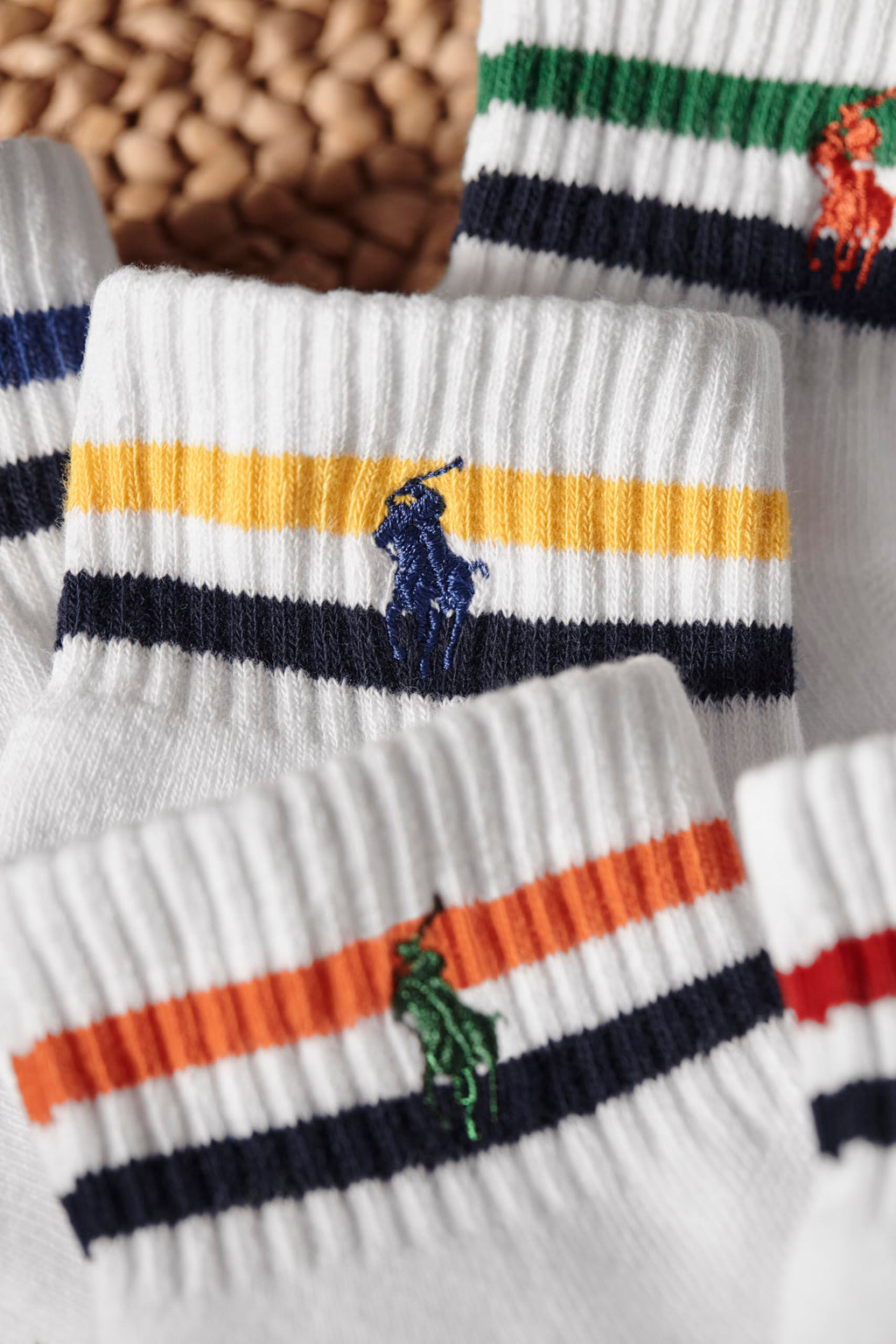 POLO RALPH LAUREN Men's Performance Cotton Quarter Socks