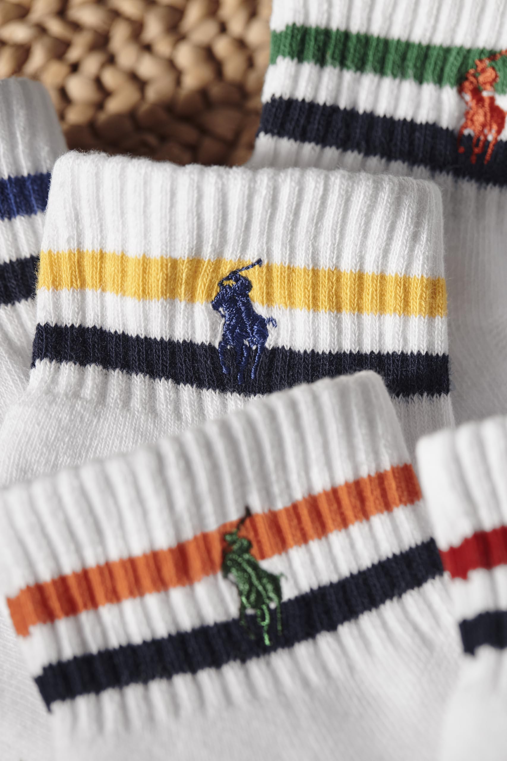POLO RALPH LAUREN Men's Performance Cotton Quarter Socks