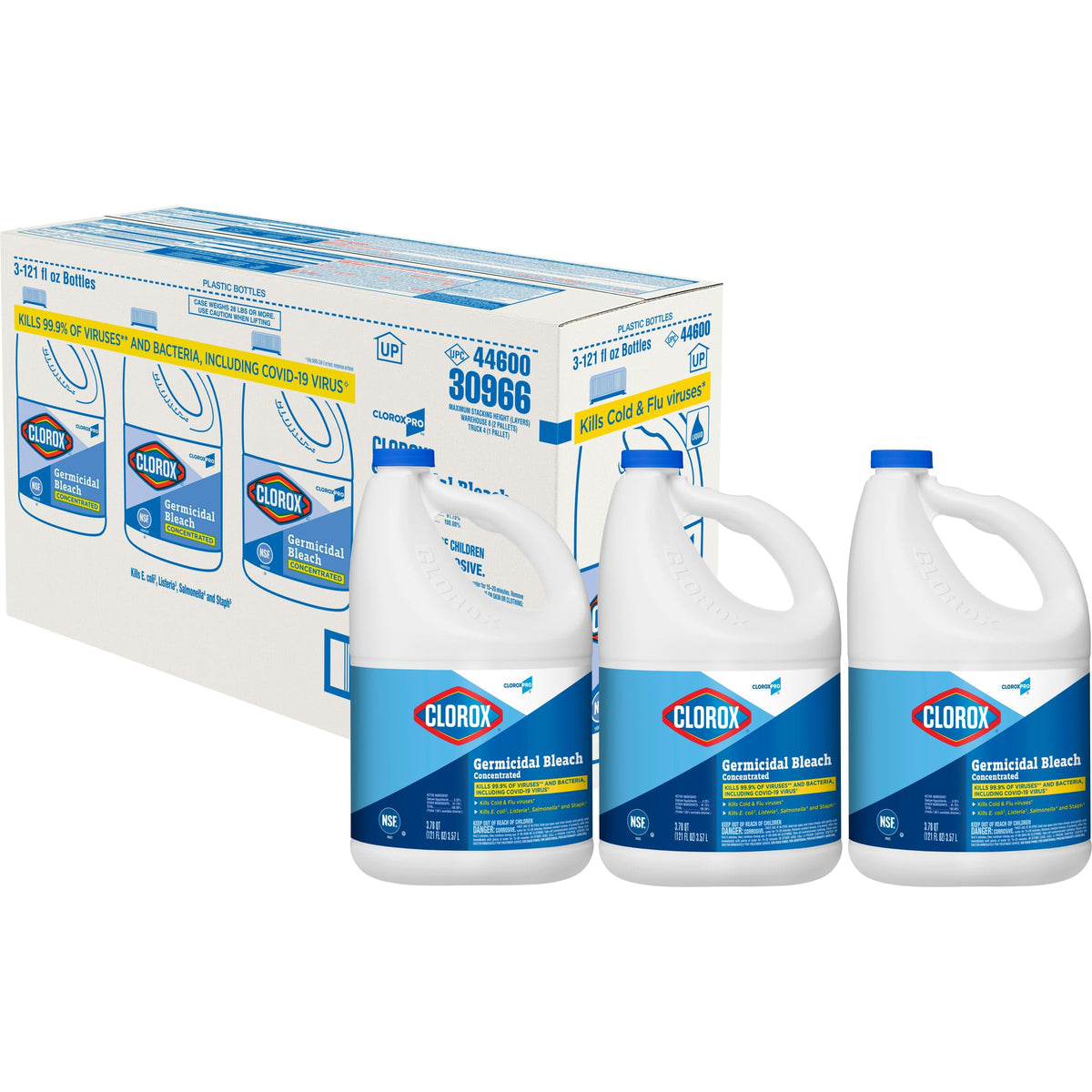Clorox Disinfecting Bleach, 121 Fluid Ounces (Package May Vary)